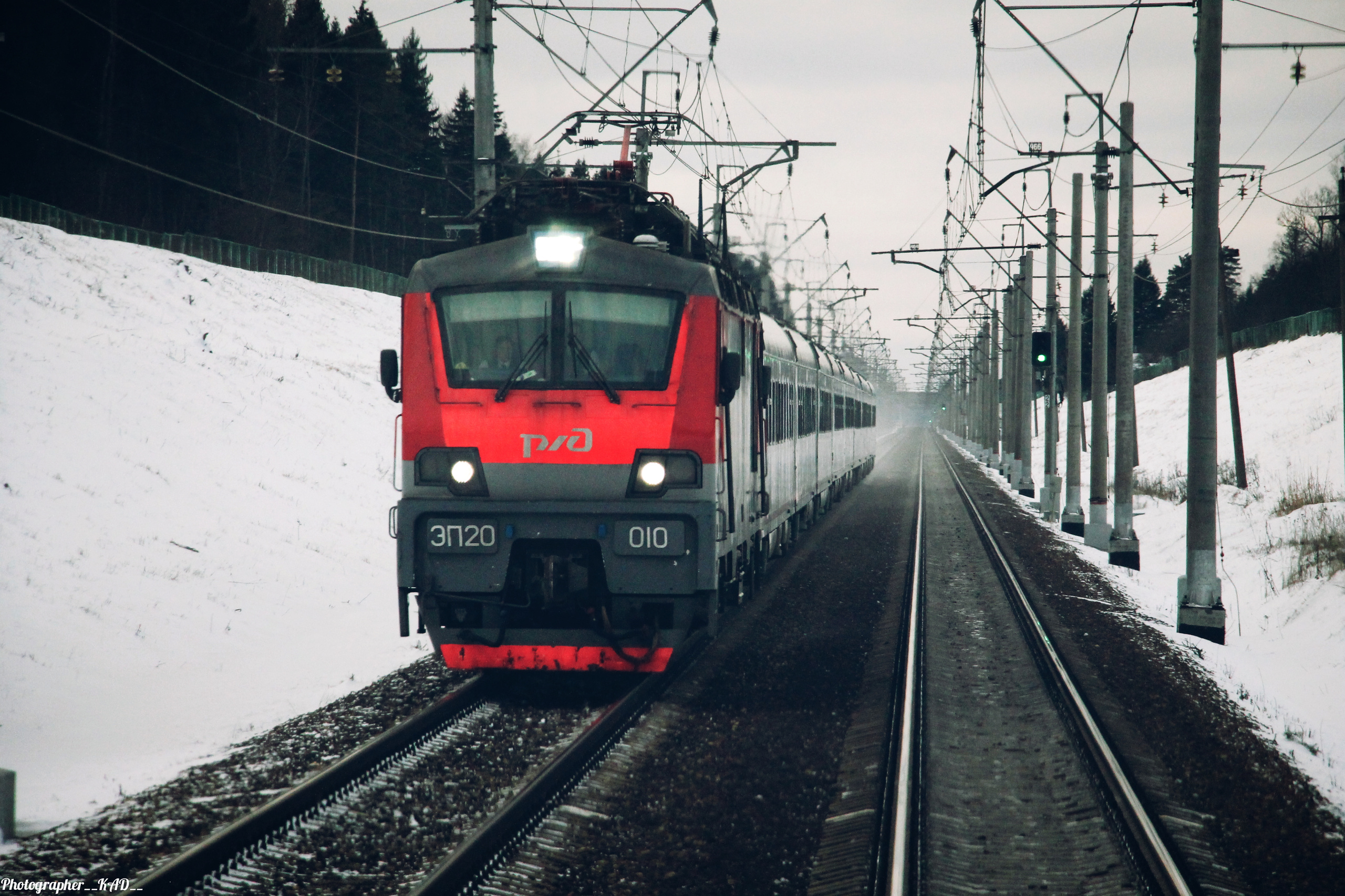 Железная дорога. Photographer K.A.D