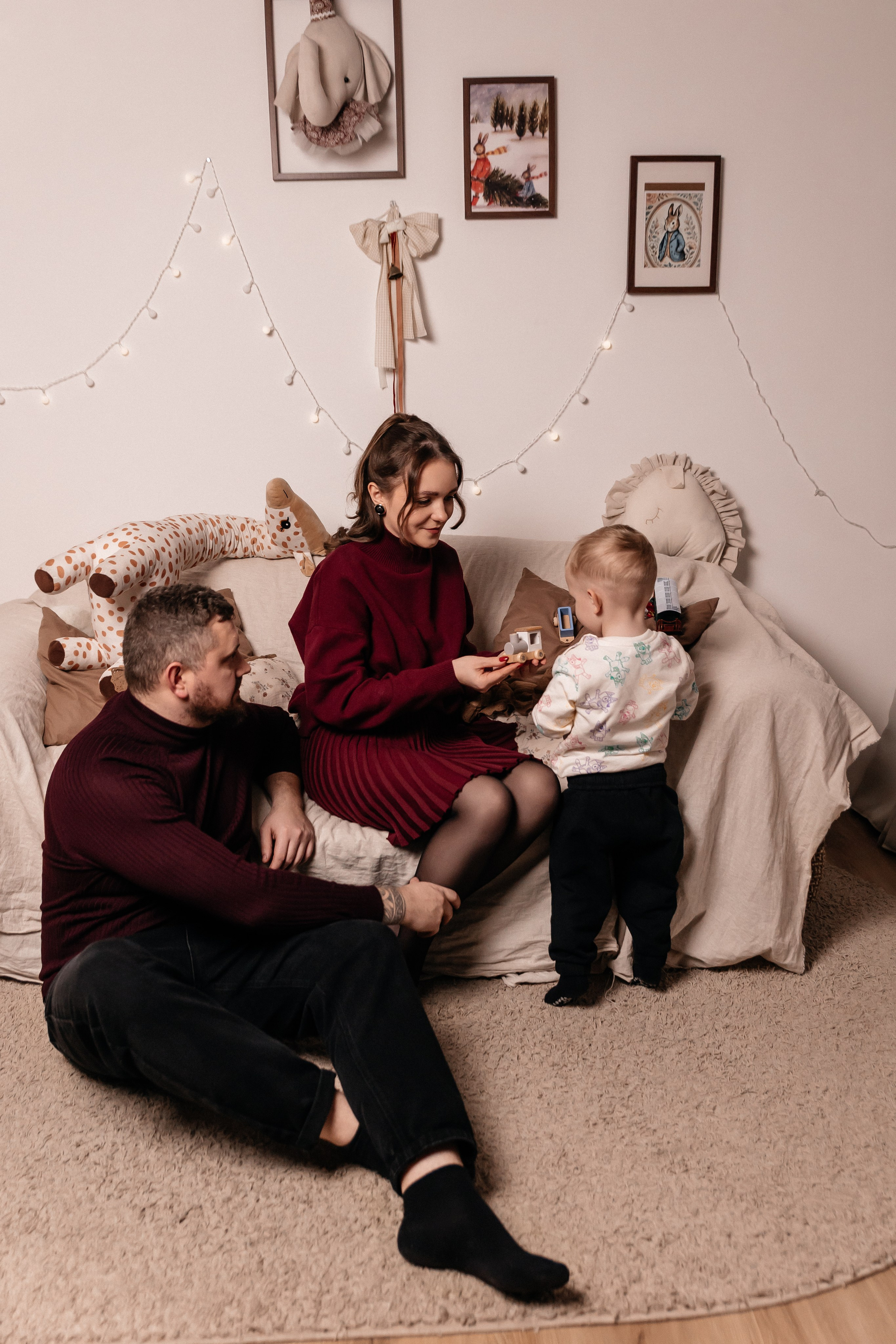 Новогодняя. Семейный фотограф Минск Усова Ольга