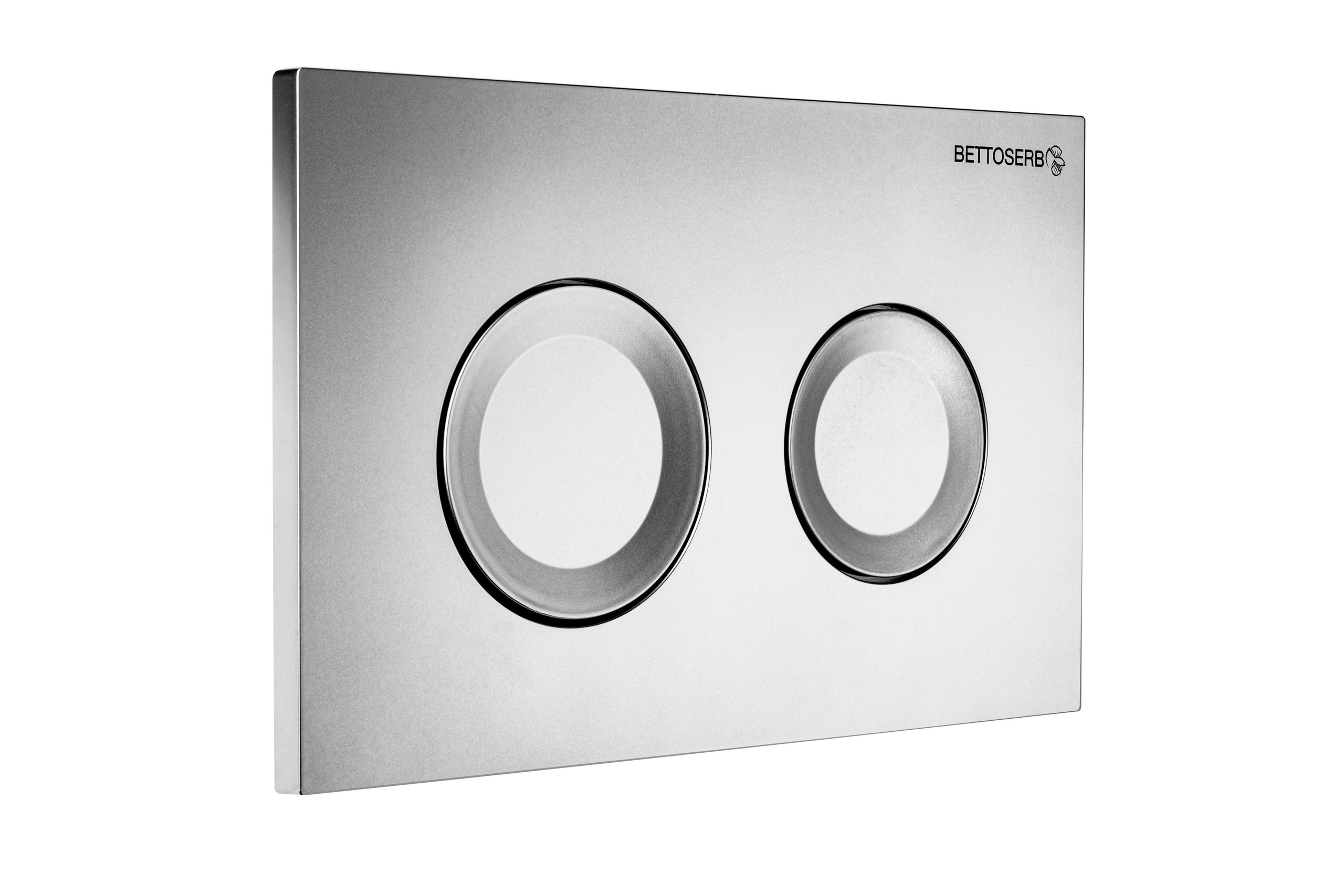 Съемка металлических кнопок на белом фоне