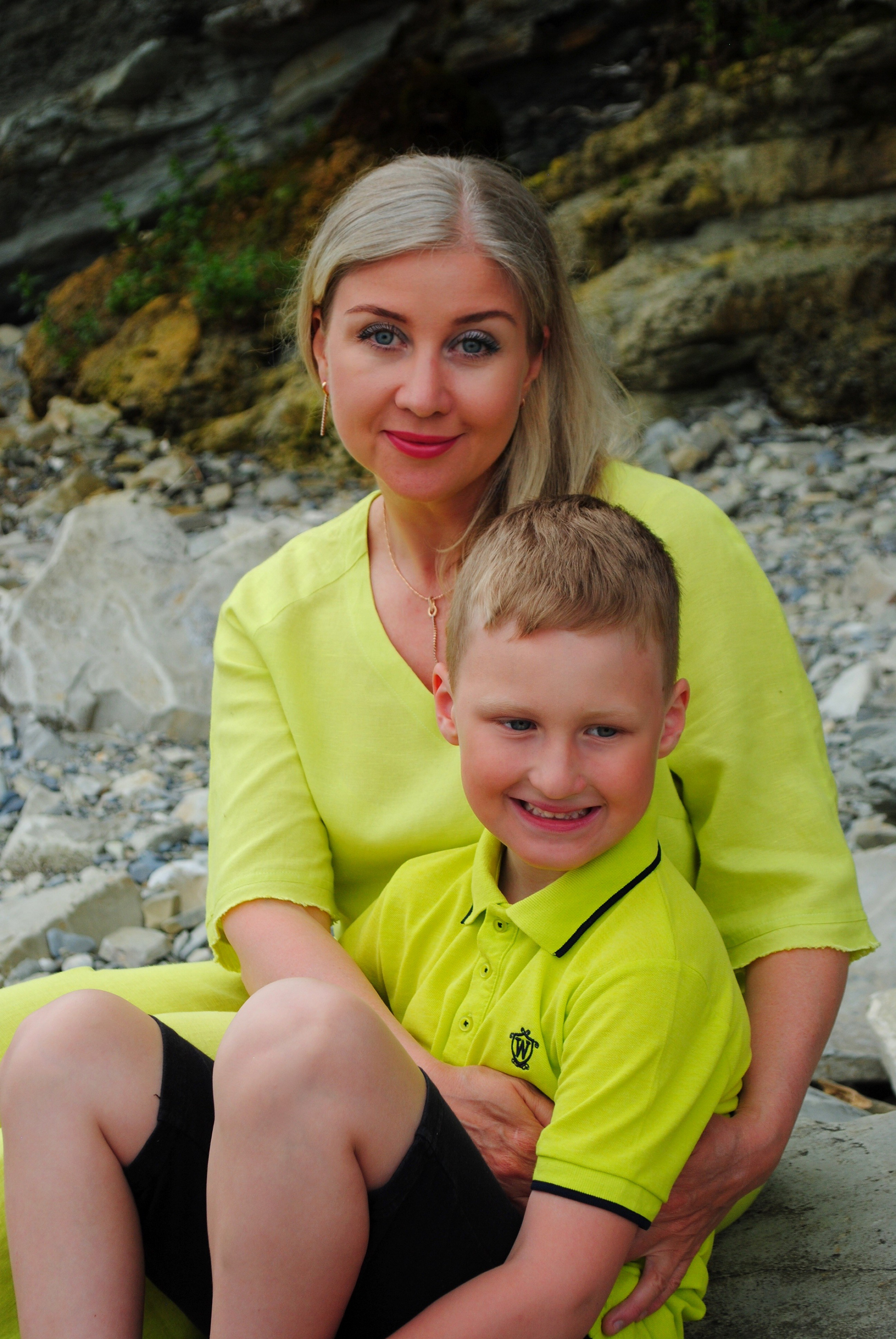 Оксана и семья. Фотограф Мария Мусаелян