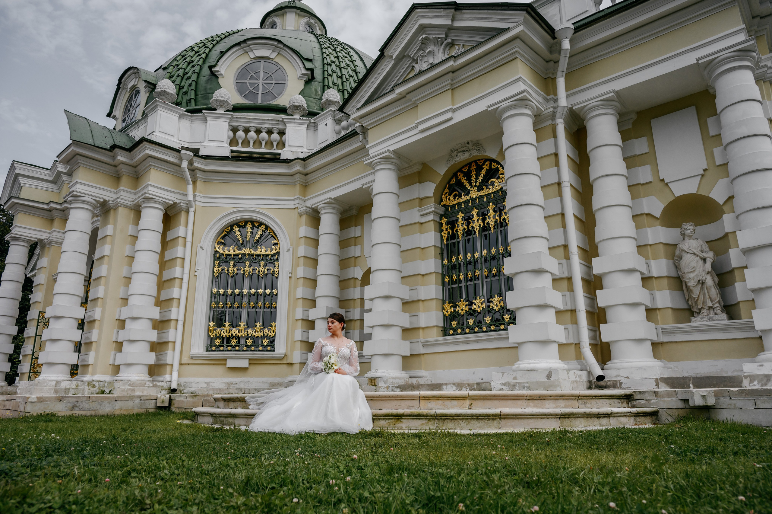 свадебная фотосессия в усадьбе Кусково