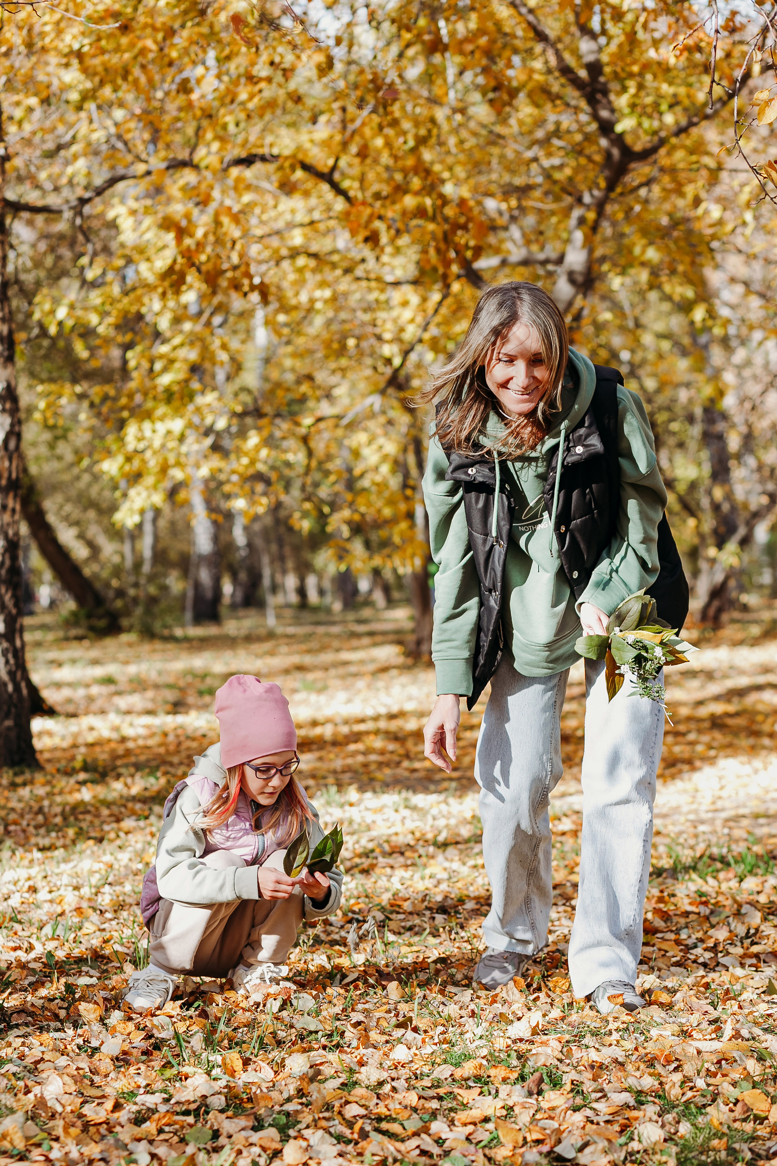 В берёзовой роще. Фотограф в  г. Новосибирск