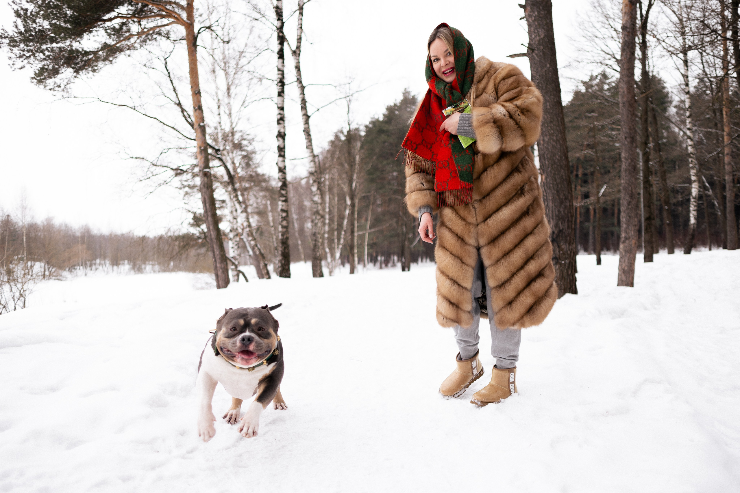 Лера и Наган. Фотограф и видеограф анималист Аганина Дарья