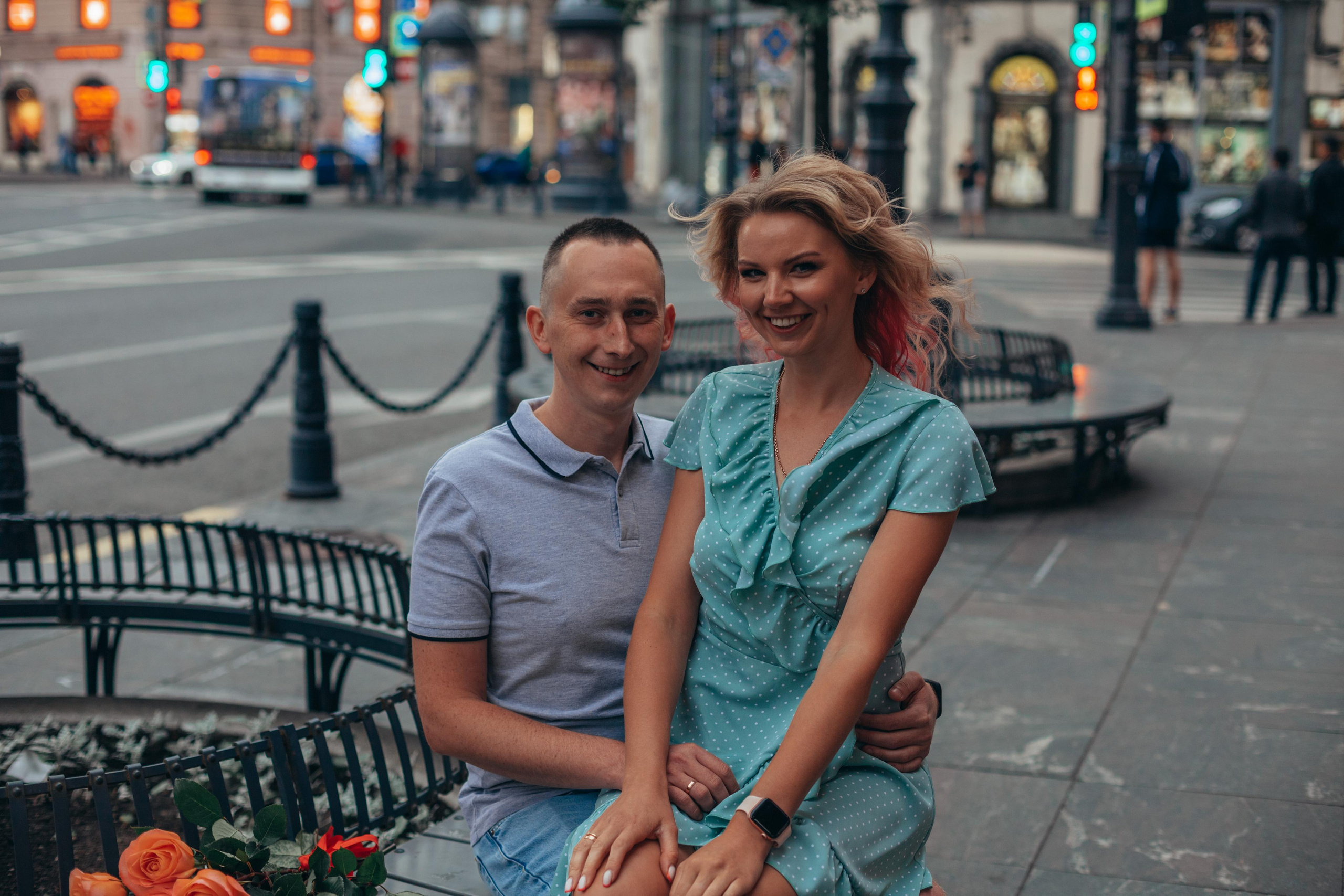 Катя с супругом Петроградка + Шоколад бар. Фотограф и Видеограф в Санкт-Петербурге Алиса Шандрик