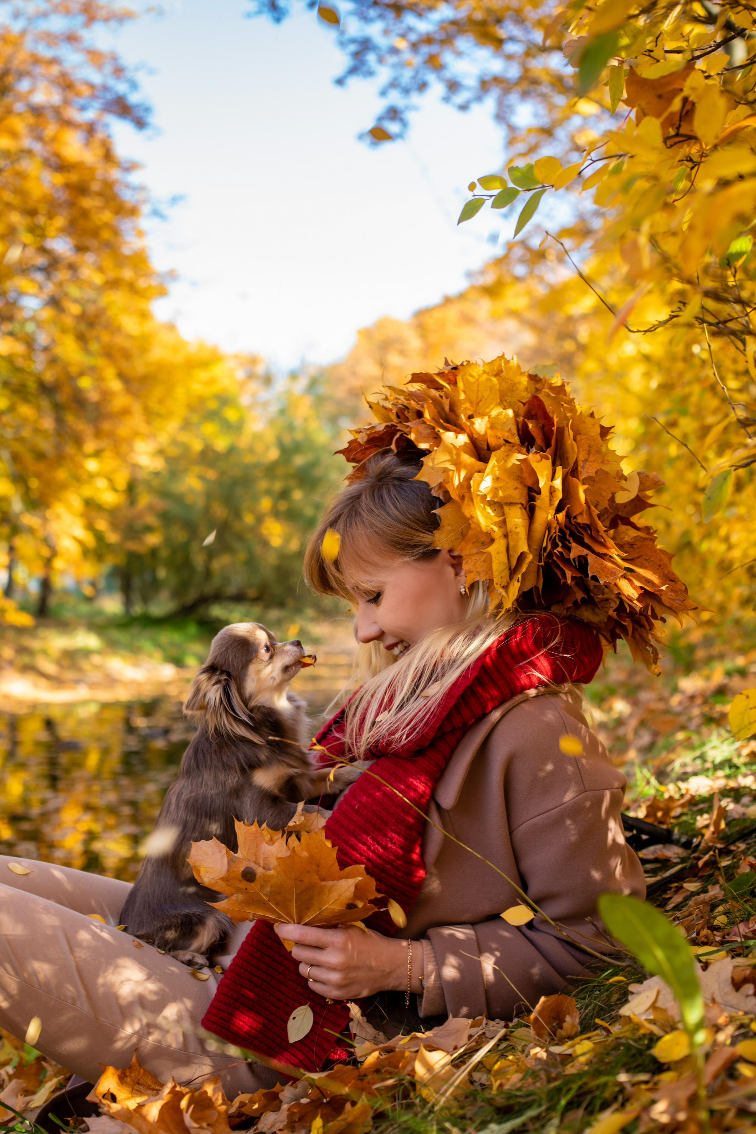 Осень. Парк победы Аня с Лерой. Фотограф и Видеограф в Санкт-Петербурге Алиса Шандрик