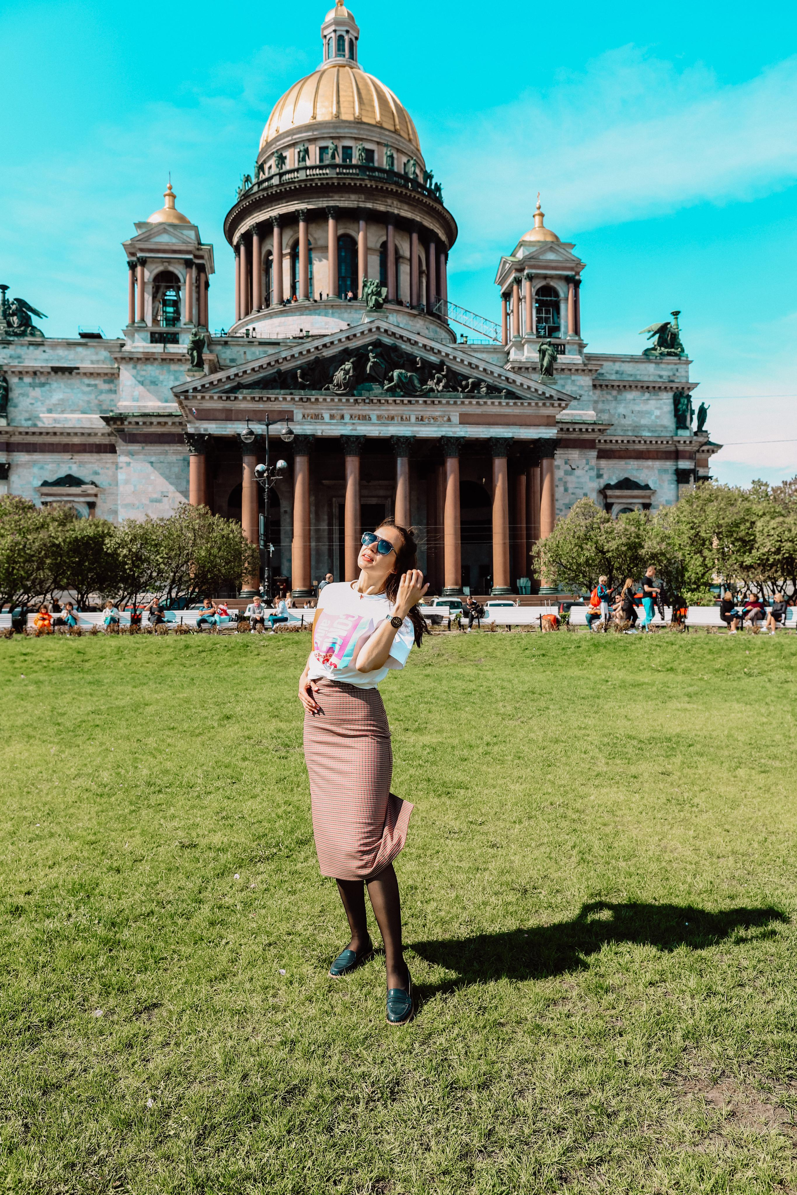 Лето 2021Катя Исакиевский собор + Новая Голландия. Фотограф и Видеограф в Санкт-Петербурге Алиса Шандрик