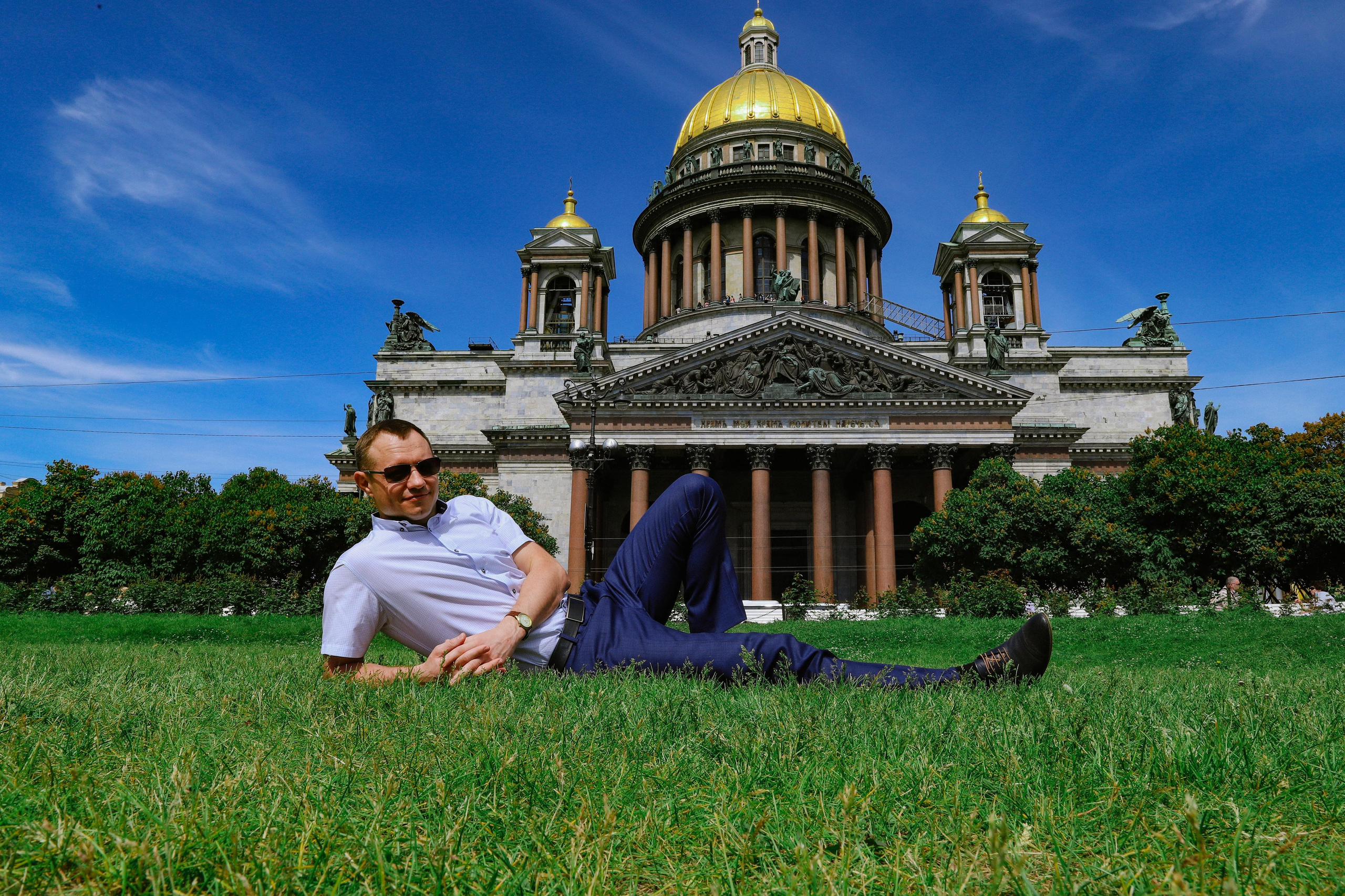 Татьяна с супругом Исакиеский собор + зеркальный дворик. Фотограф и Видеограф в Санкт-Петербурге Алиса Шандрик