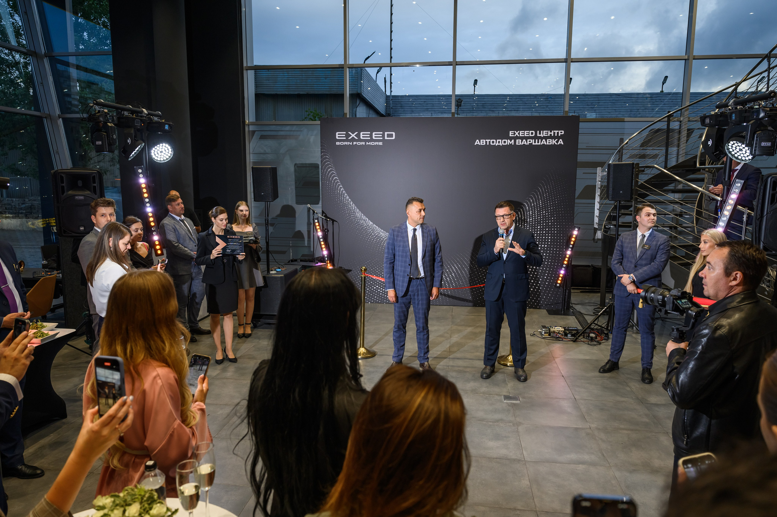 Открытие автосалона EXEED. Свадебный фотограф Москва Юрий Кульман