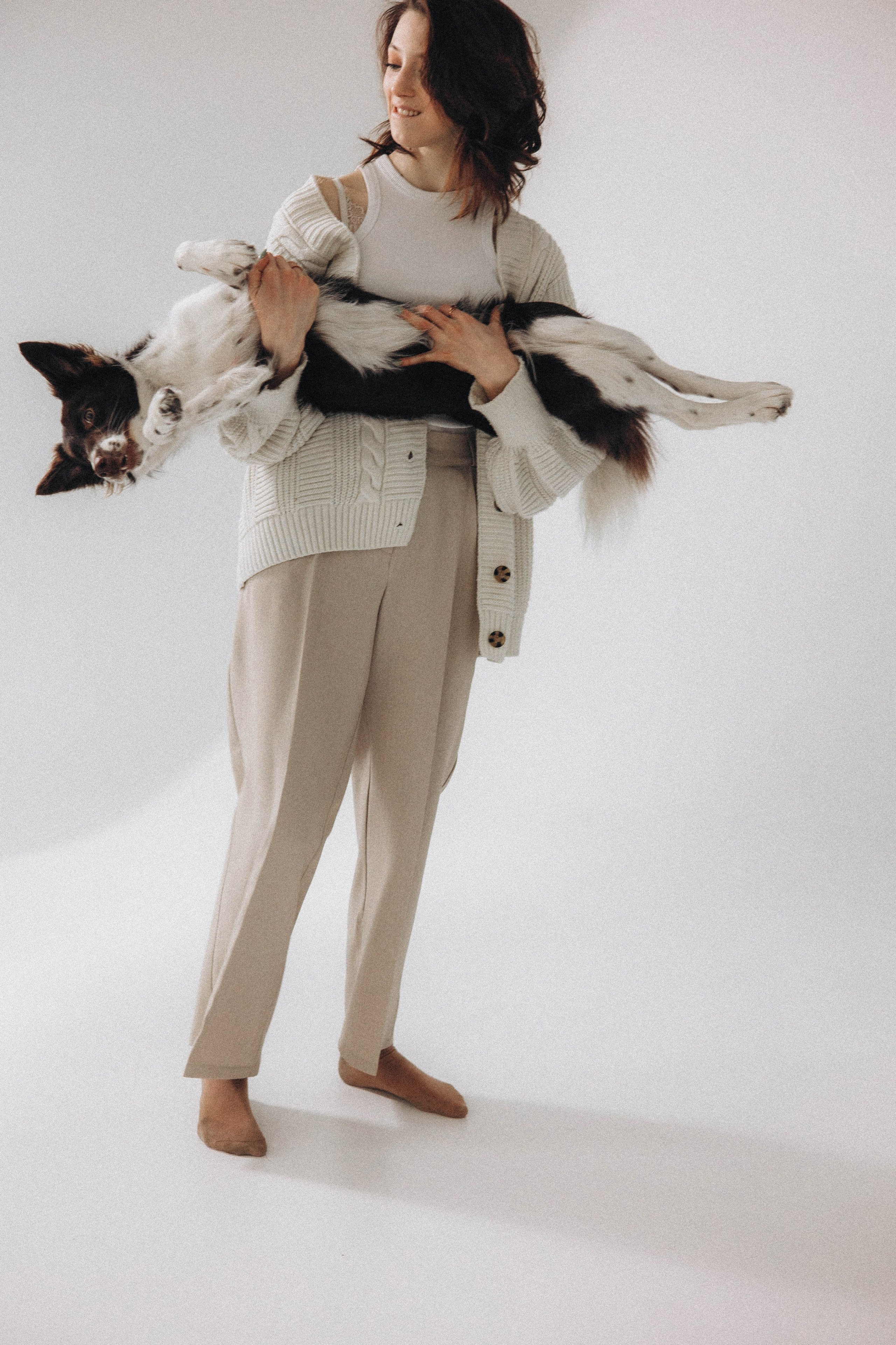 Алена и Гвендолин. Фотограф-анималист Богданова Полина