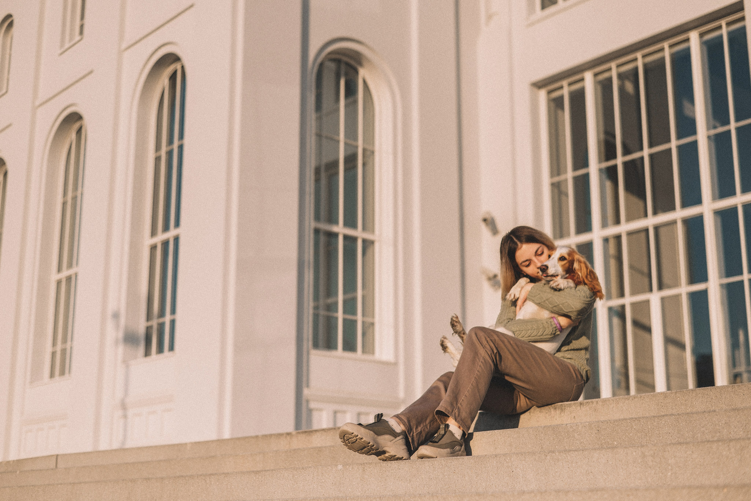 Маша и Вега. Фотограф-анималист Богданова Полина