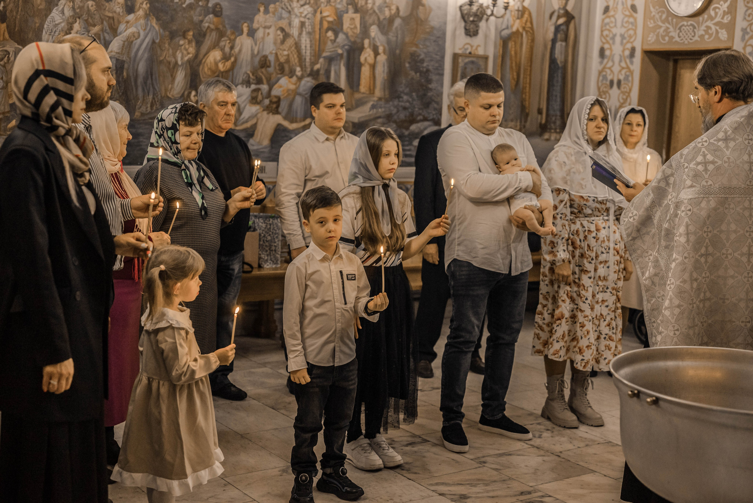 Крещение (мама Регина). Семейный и детский фотограф Москва