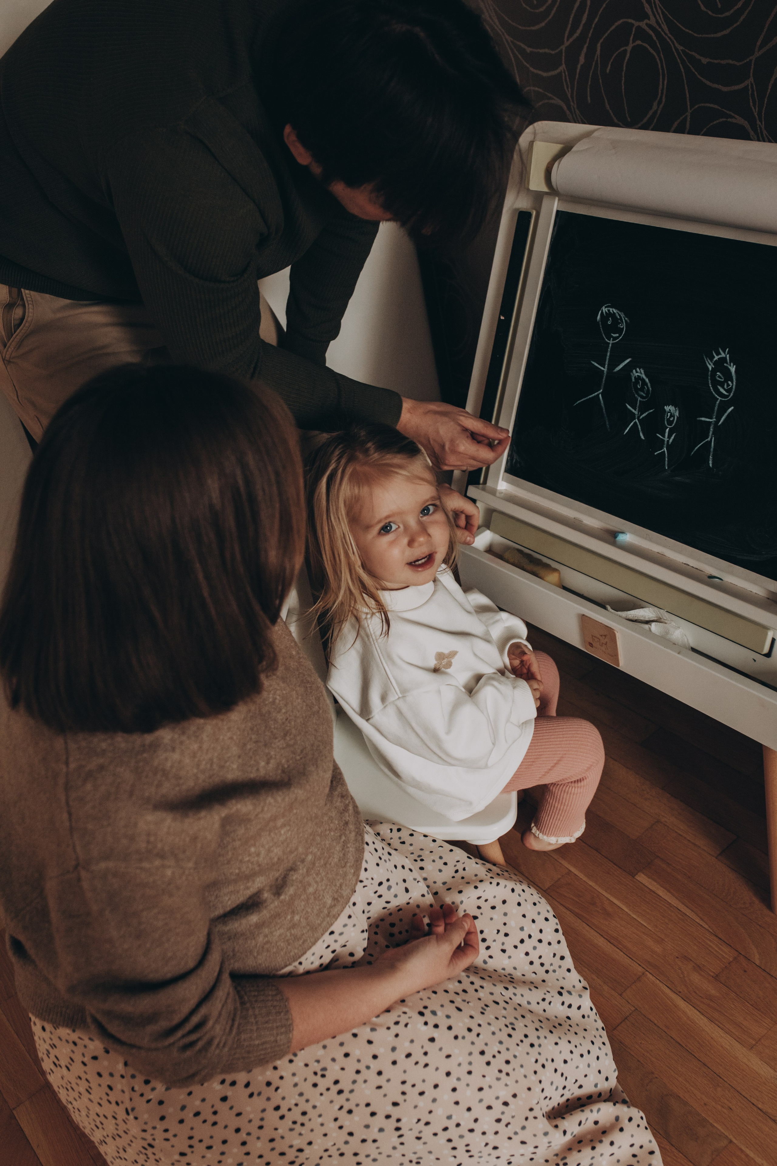 Наташа, Михаил, Вероника. Семейный фотограф Полина Сарина Москва