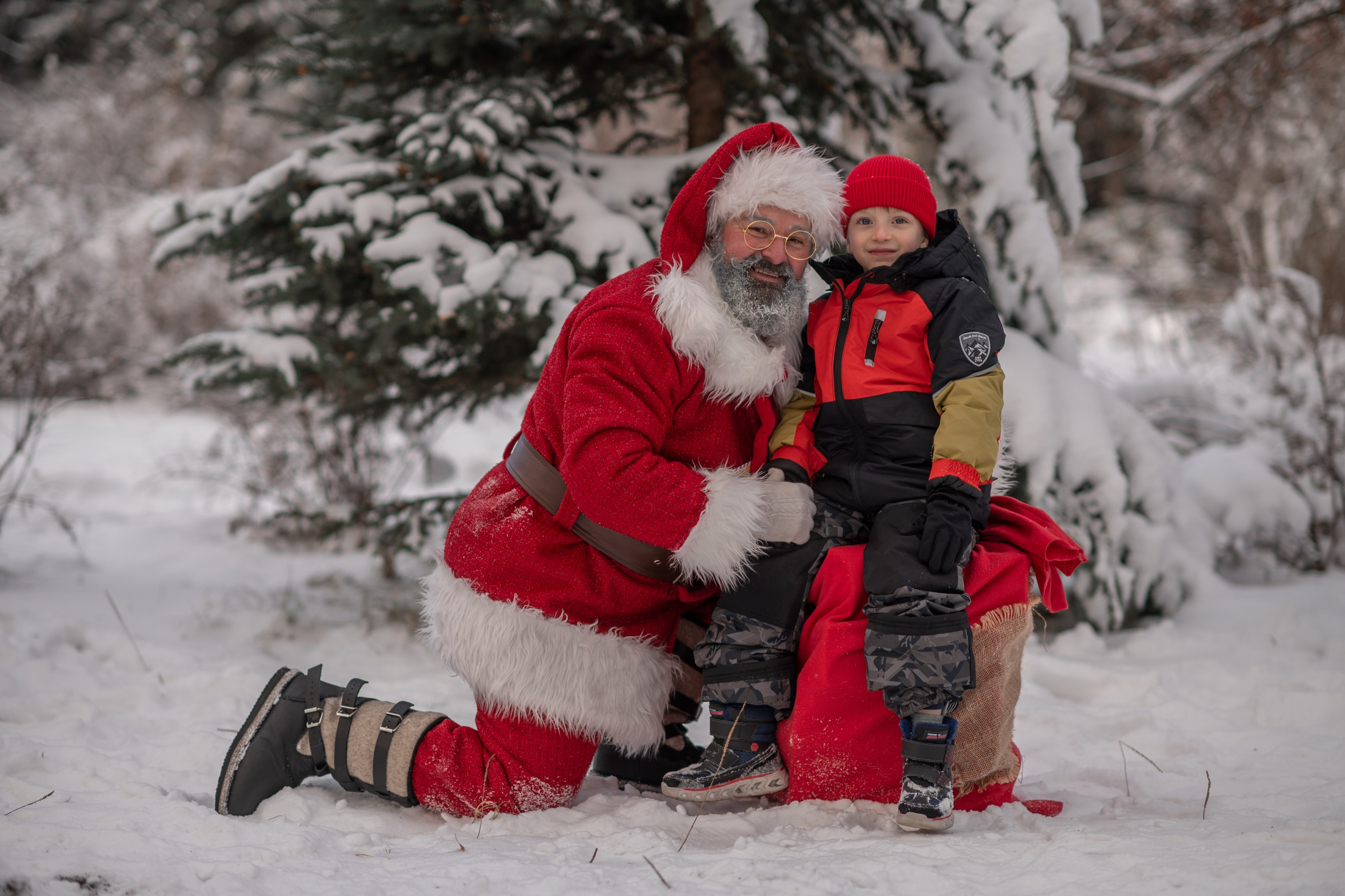 САНТА НА УЛИЦЕ. Семейный фотограф Екатеринбург Лора Мур