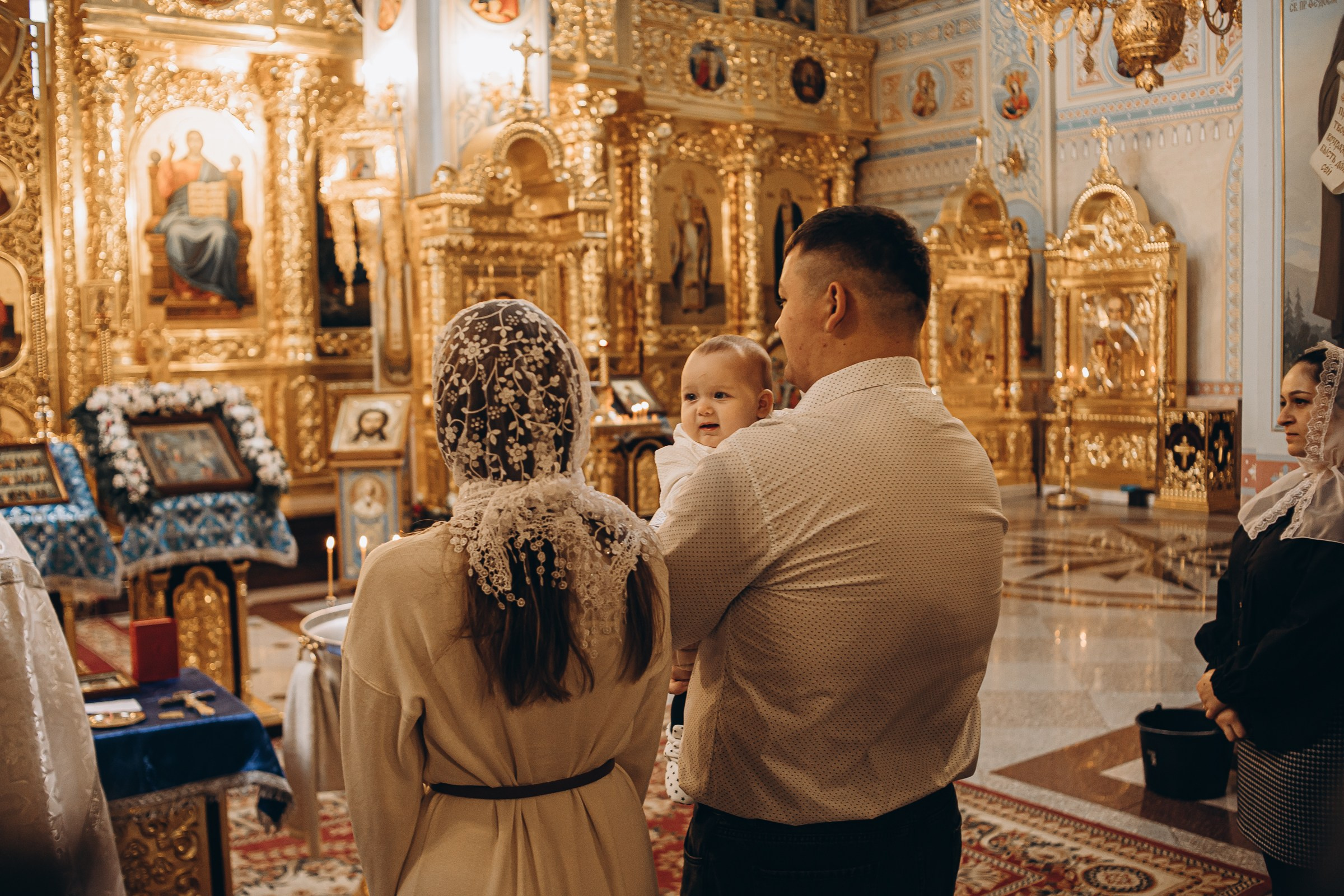 Крещение Виолетты. Семейный фотограф в Волгодонске Краченцева Анна