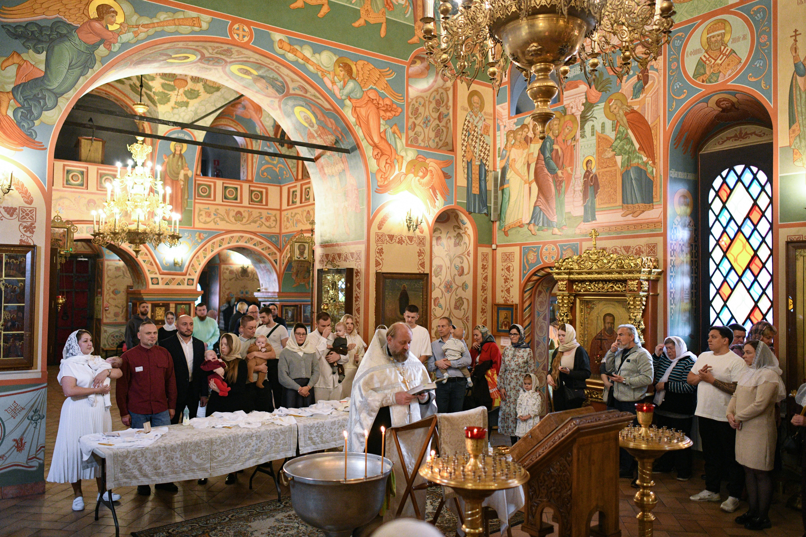 Крещение Егора. Фотограф на крещение, венчание Галина Борисова. Москва и МО
