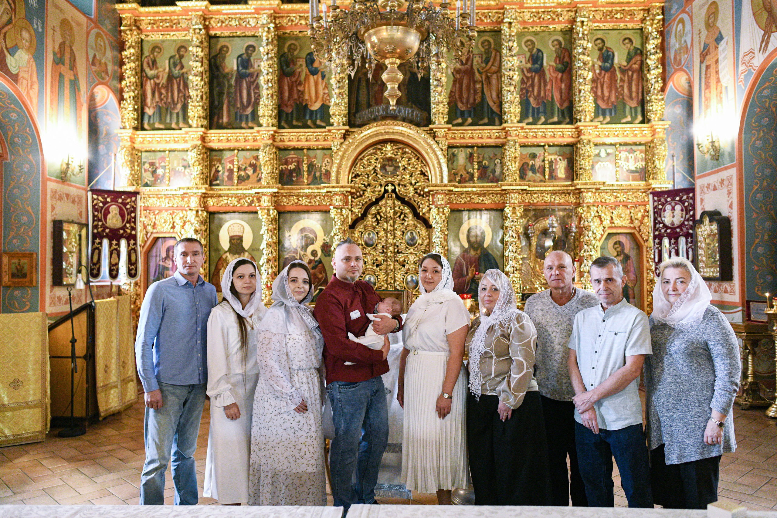 Крещение Егора. Фотограф на крещение, венчание Галина Борисова. Москва и МО