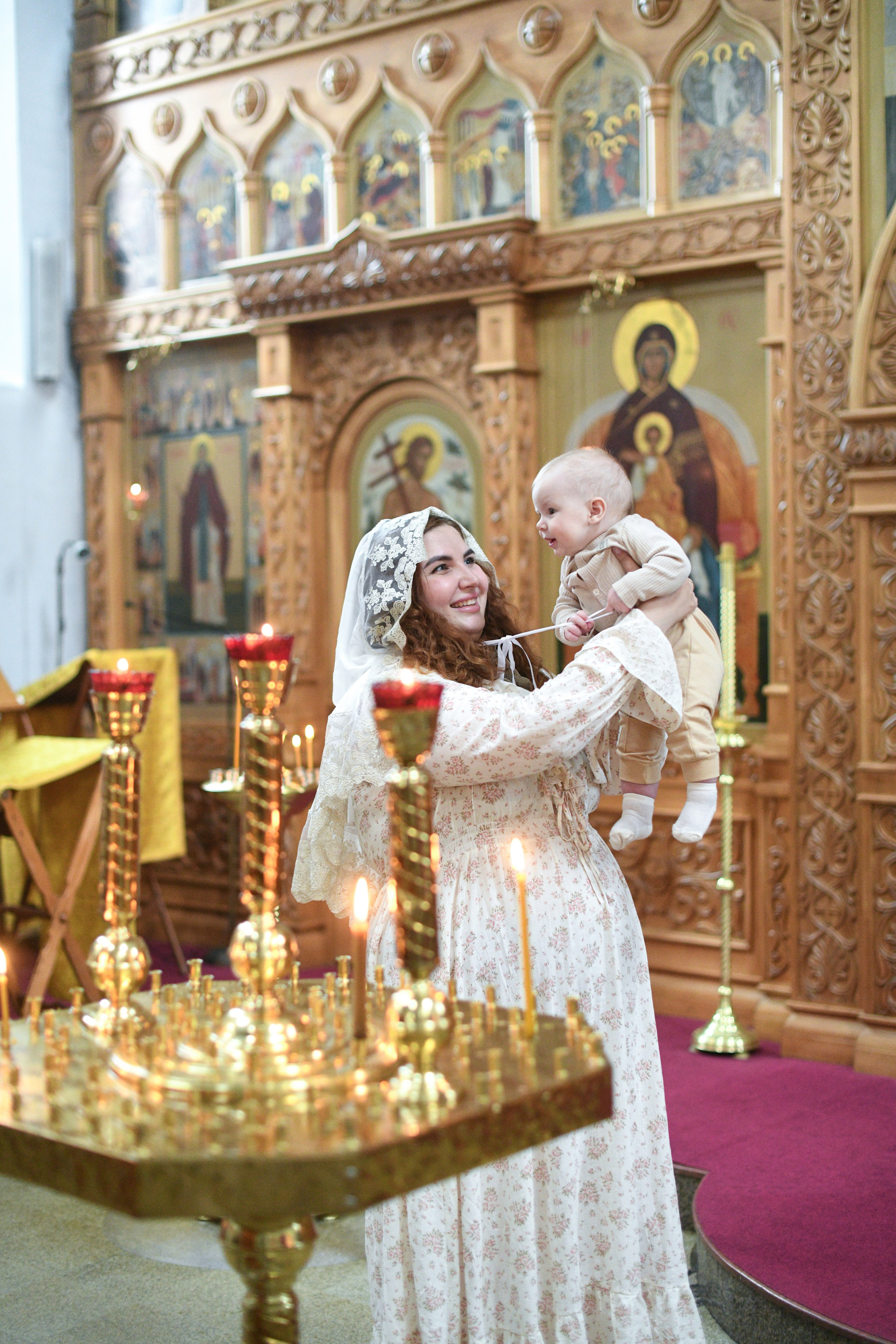 Крещение Лев. Фотограф на крещение, венчание Галина Борисова. Москва и МО