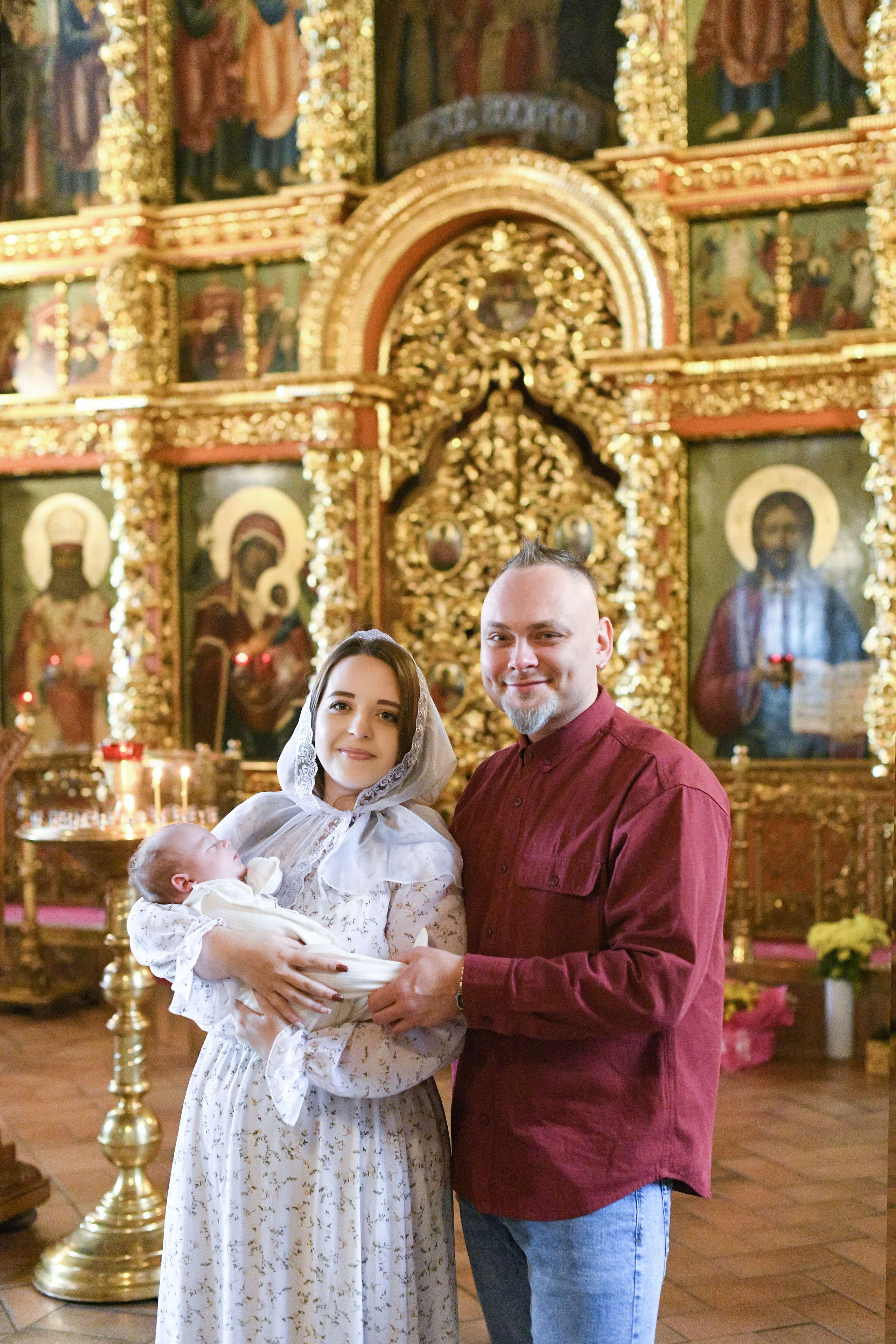 Крещение Егора. Фотограф на крещение, венчание Галина Борисова. Москва и МО