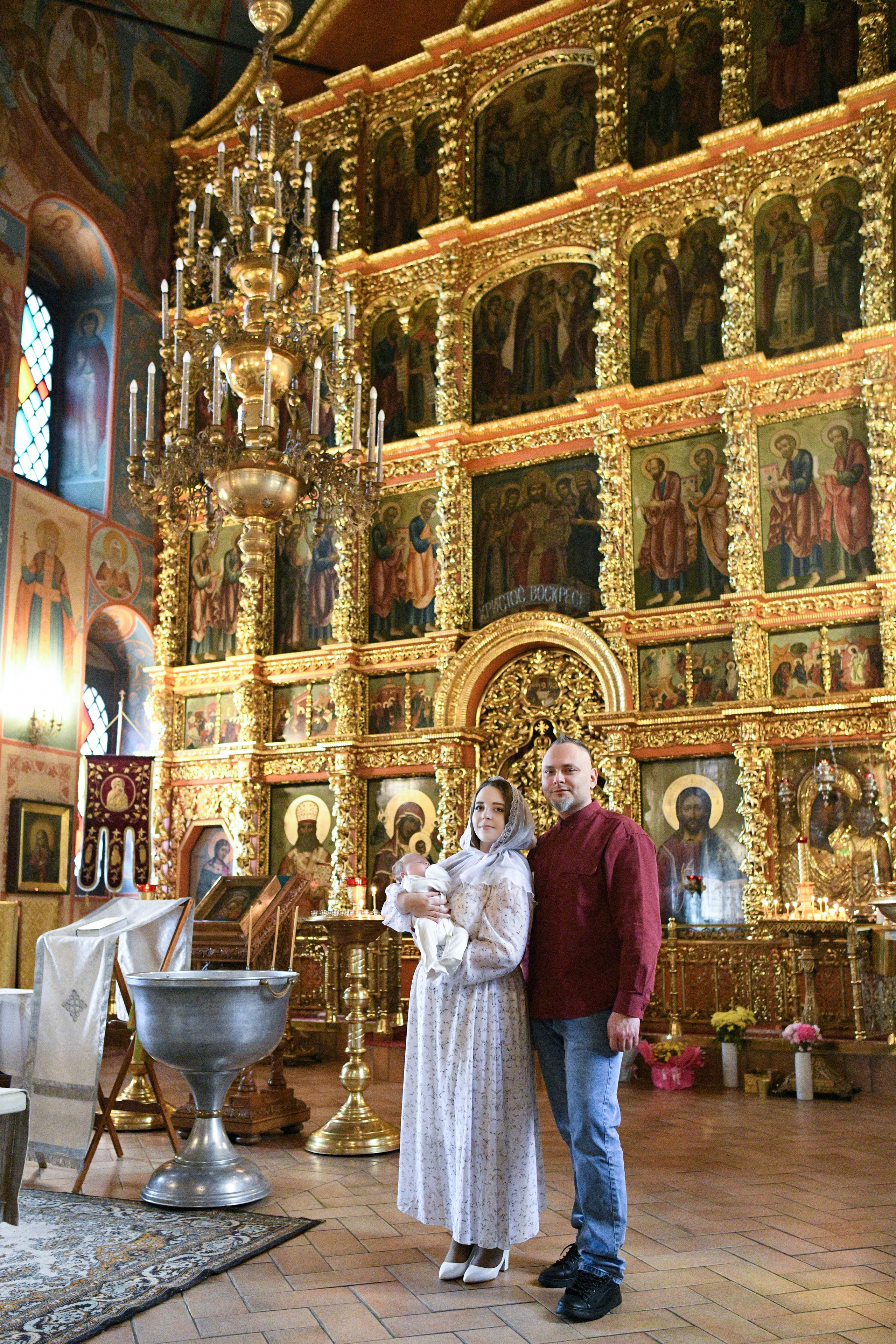 Крещение Егора. Фотограф на крещение, венчание Галина Борисова. Москва и МО
