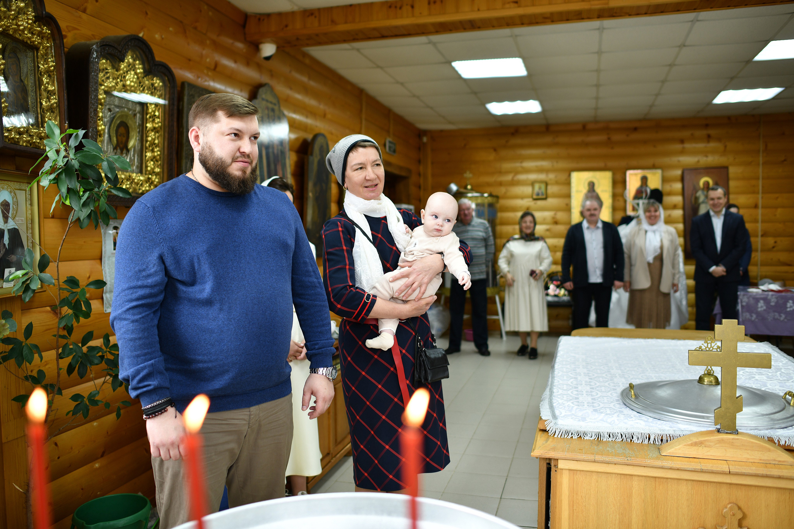 Крещение Федя. Фотограф на крещение, венчание Галина Борисова. Москва и МО