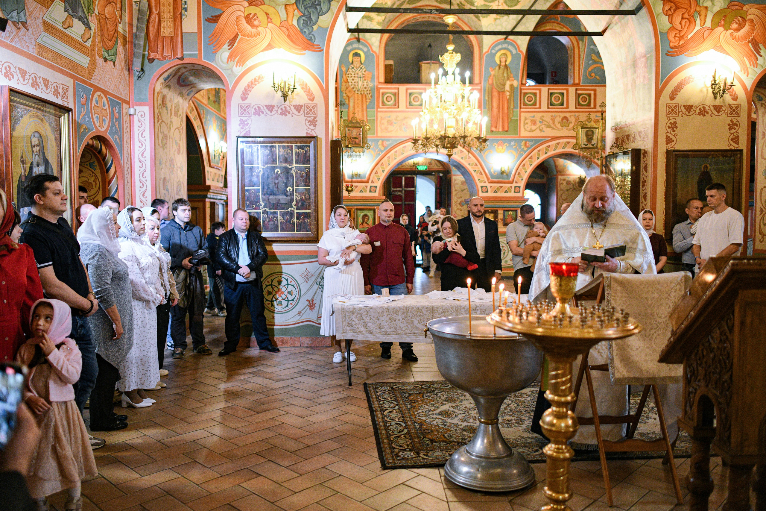 Крещение Егора. Фотограф на крещение, венчание Галина Борисова. Москва и МО