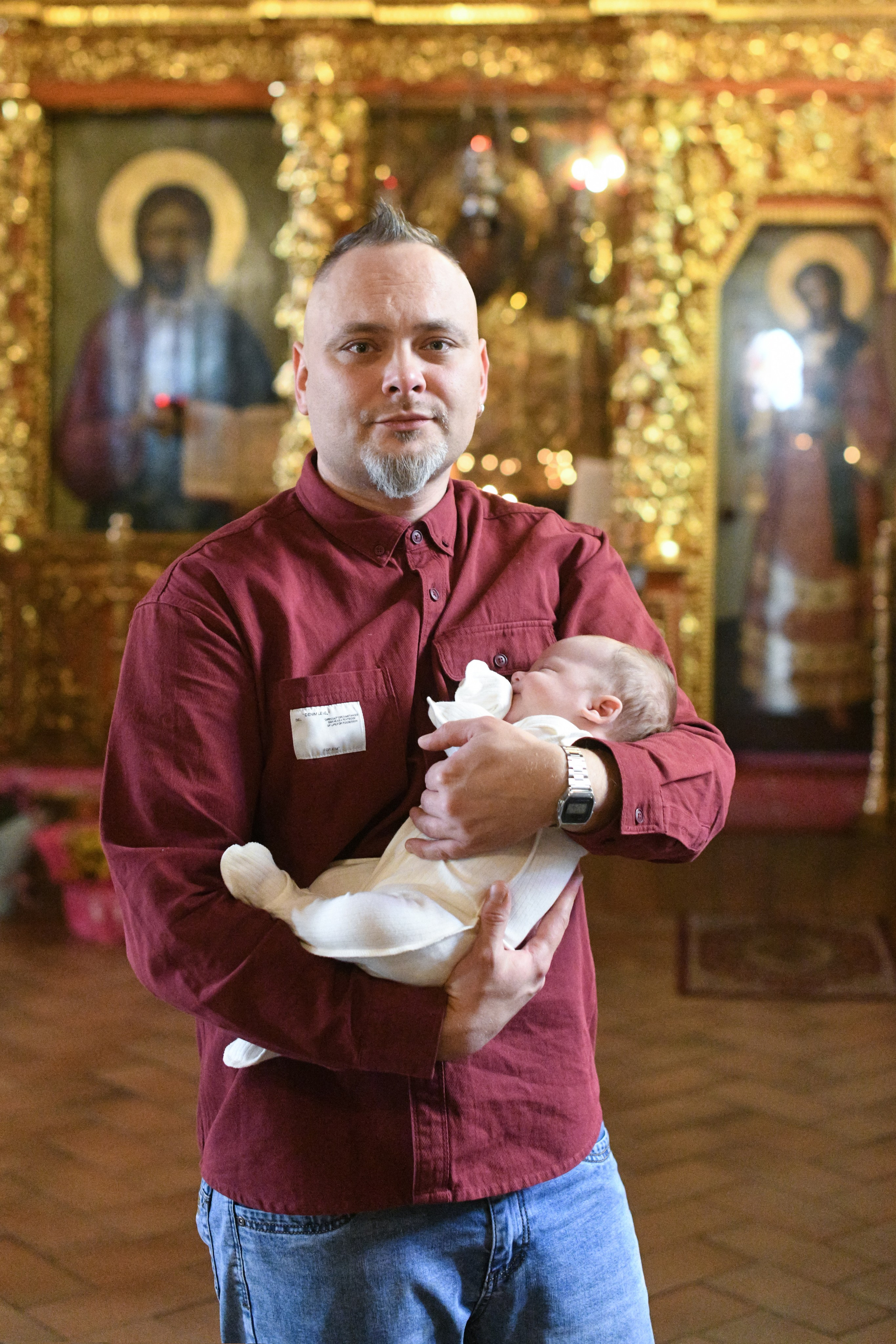 Крещение Егора. Фотограф на крещение, венчание Галина Борисова. Москва и МО