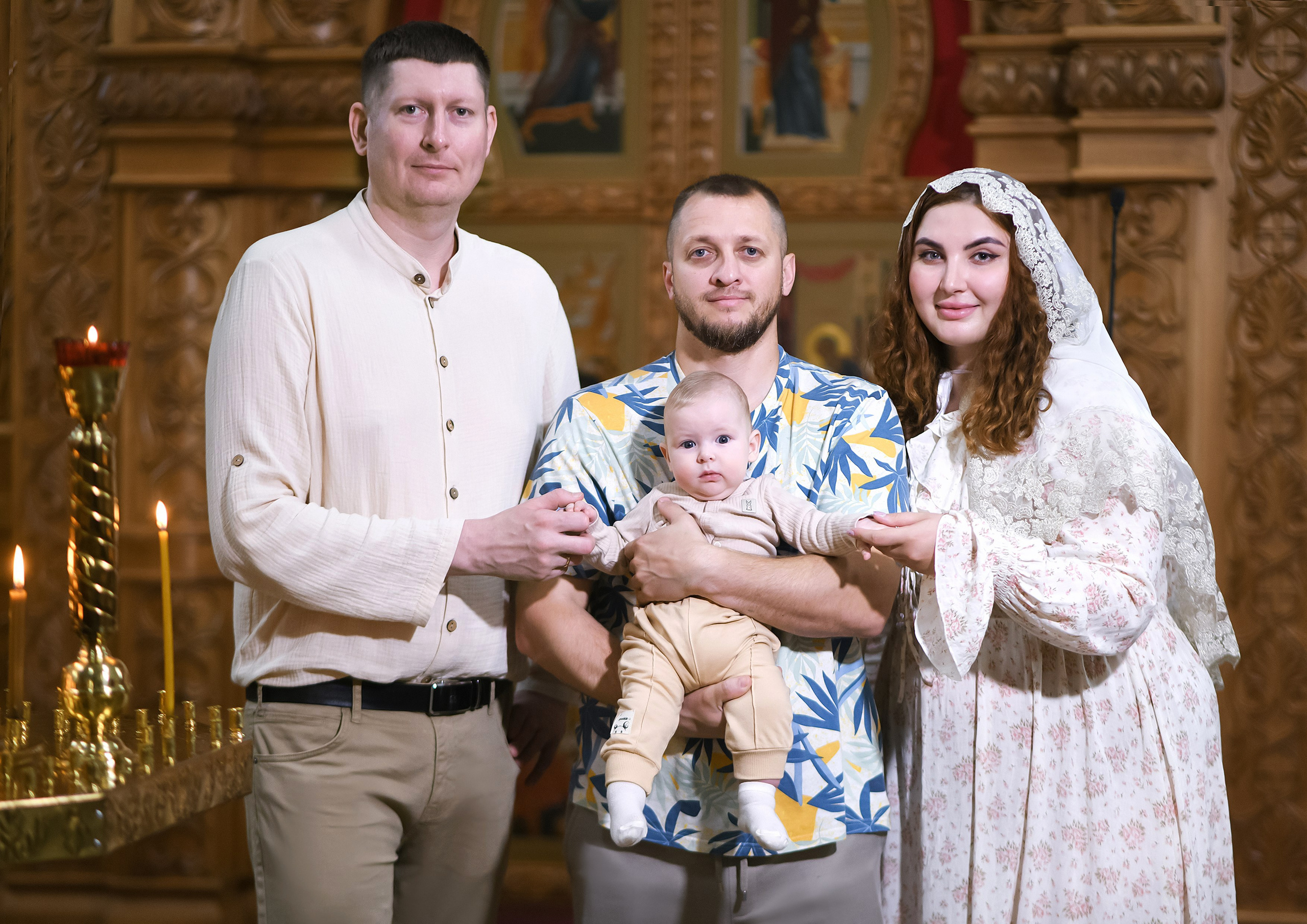 Крещение Лев. Фотограф на крещение, венчание Галина Борисова. Москва и МО