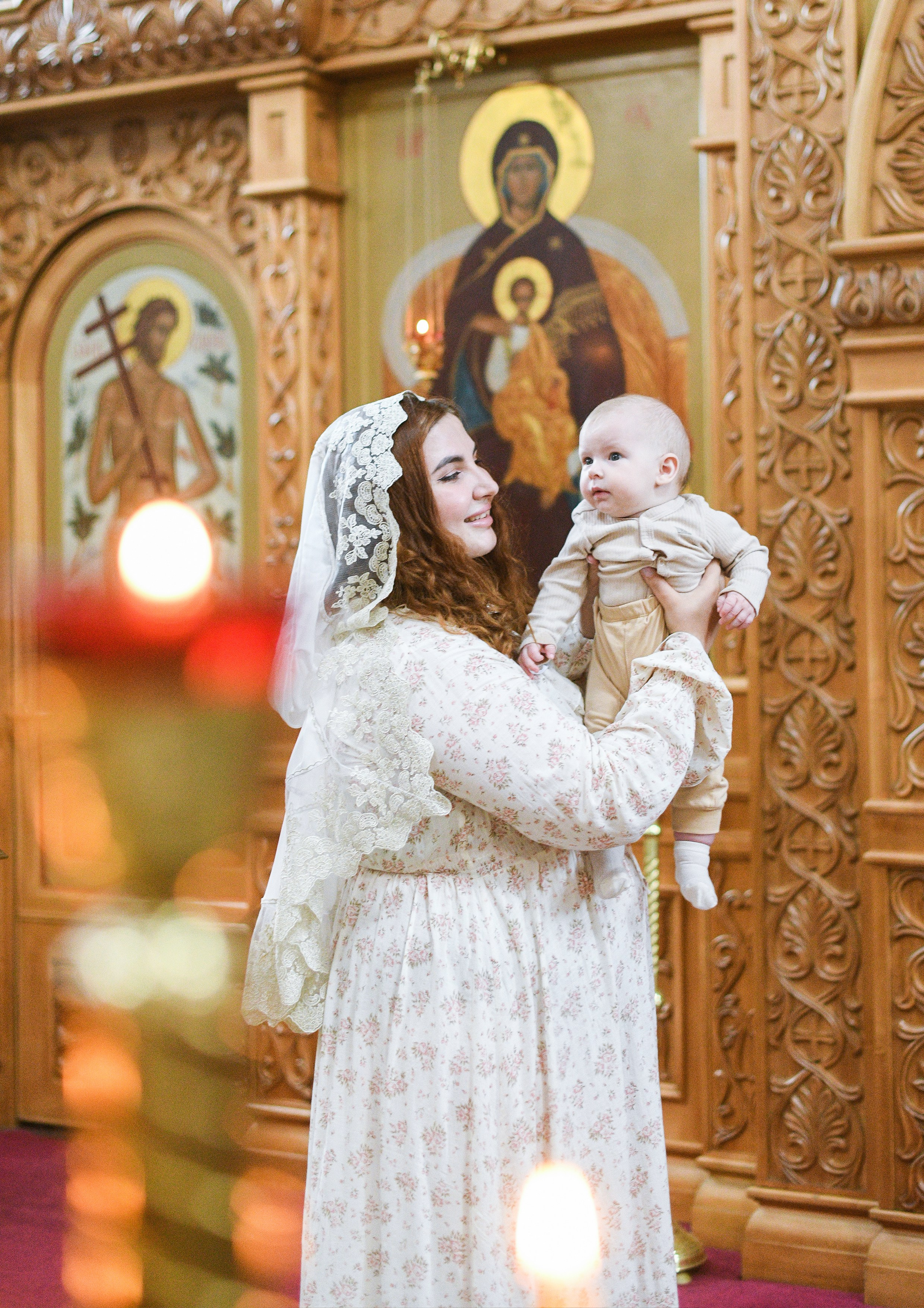Крещение Лев. Фотограф на крещение, венчание Галина Борисова. Москва и МО