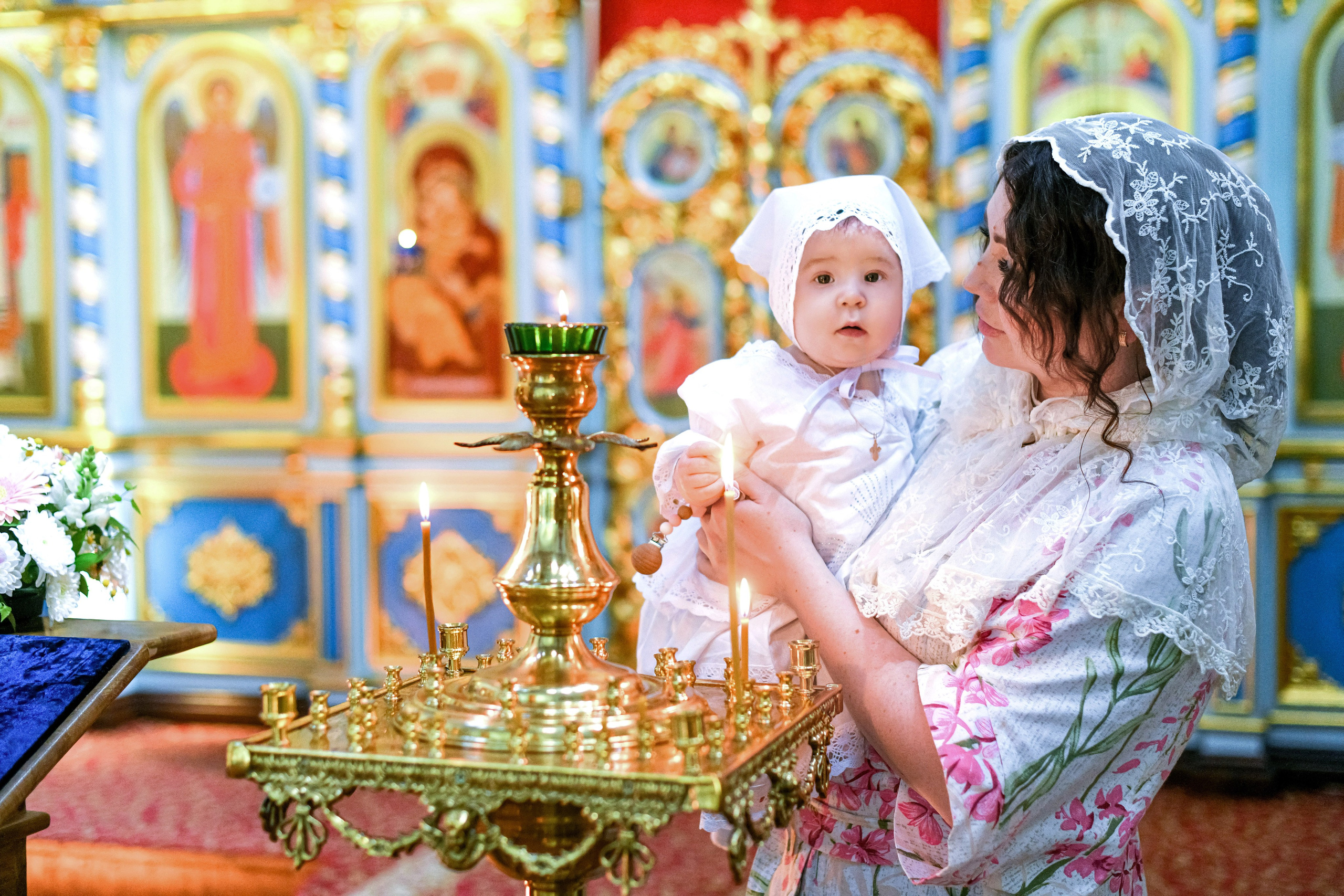 Крещение Есения. Фотограф на крещение, венчание Галина Борисова. Москва и МО