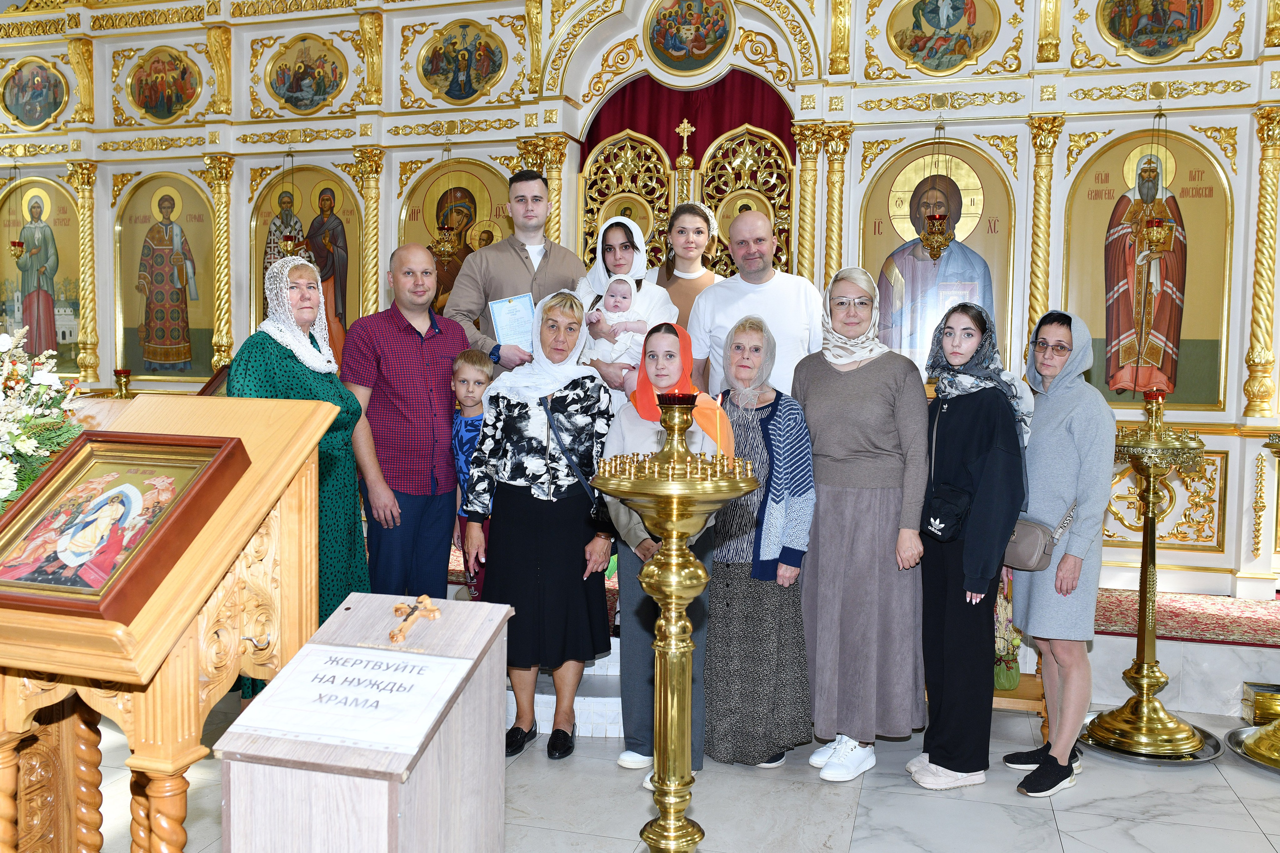 Крещение Мария. Фотограф на крещение, венчание Галина Борисова. Москва и МО