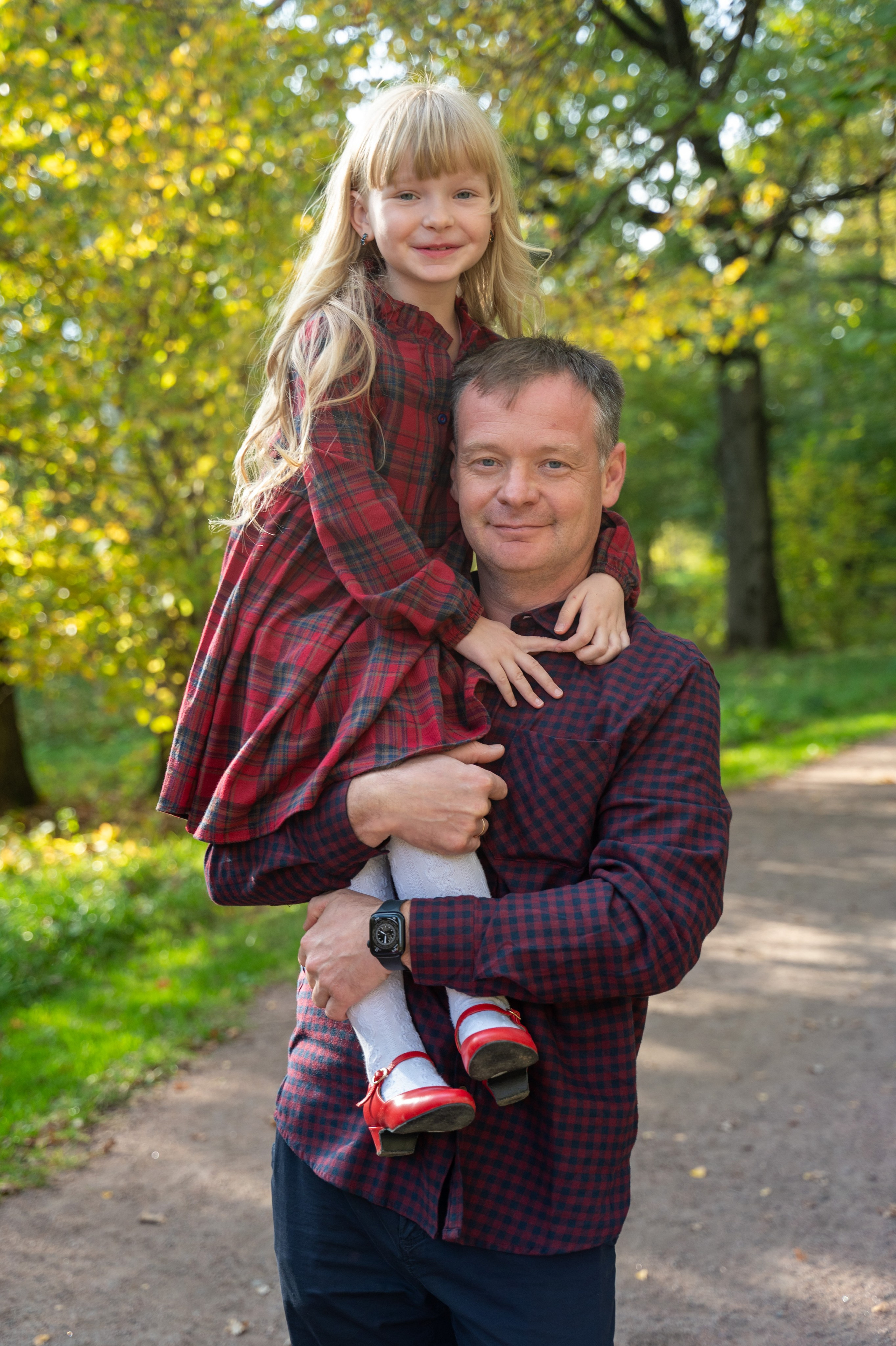 Фотосессия для семьи Кати. Школьный фотограф в Москве