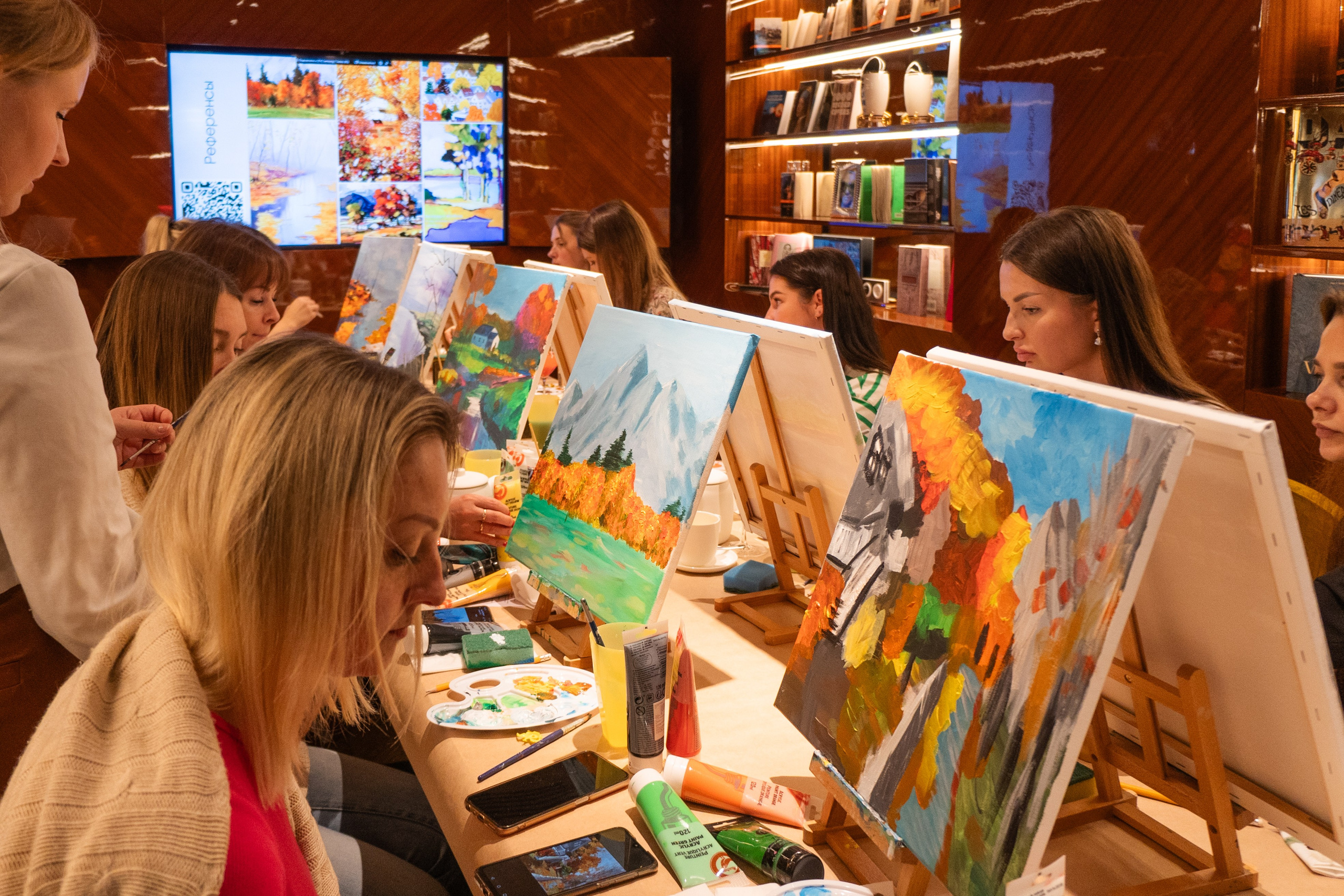 Корпоратив Teach Me Art 3. Портретный фотограф в Москве и Санкт-Петербурге Арина Чех