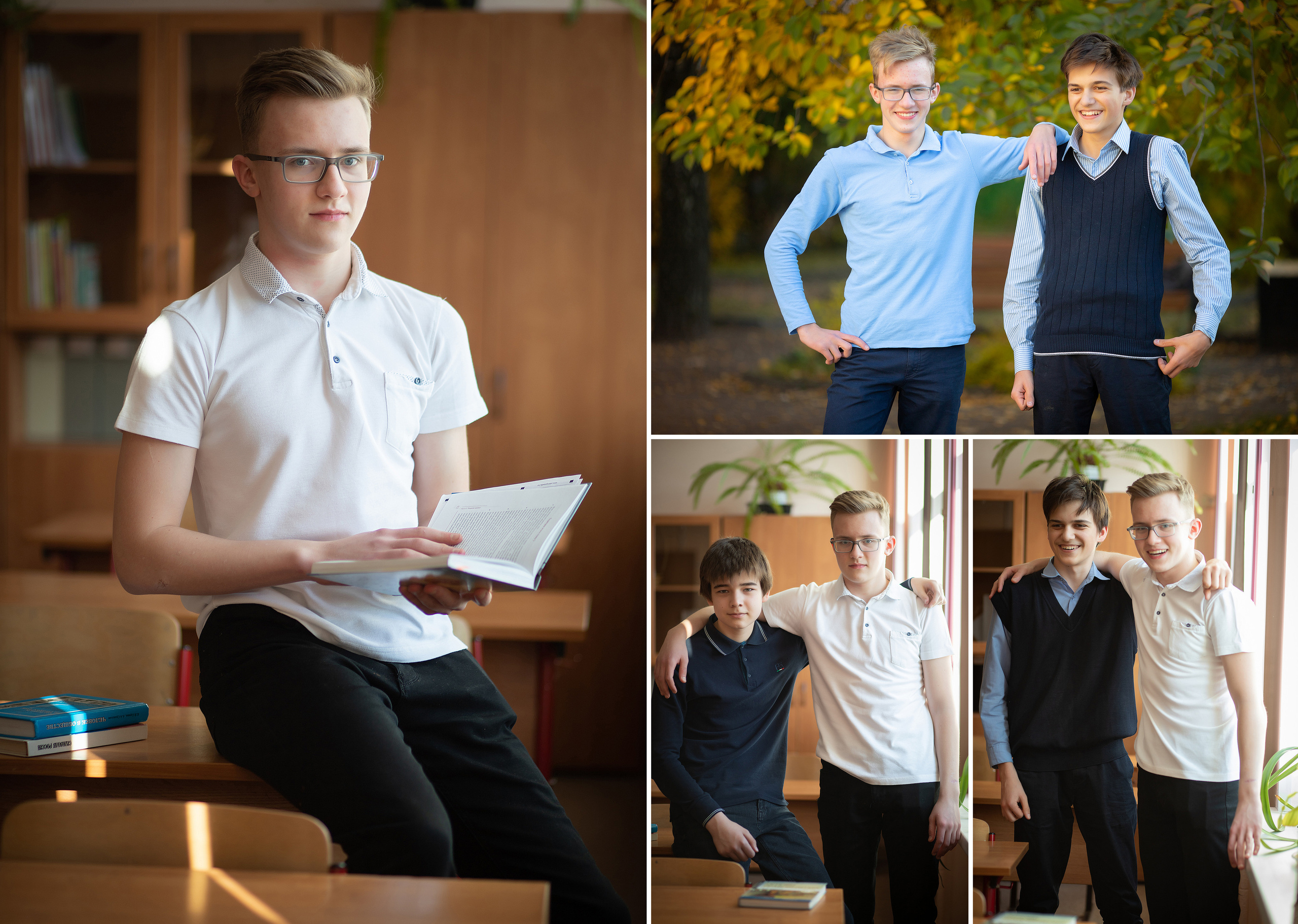 9В школа 1679. Выпускные альбомы для школ и детских садов — фотокниги и виньетки