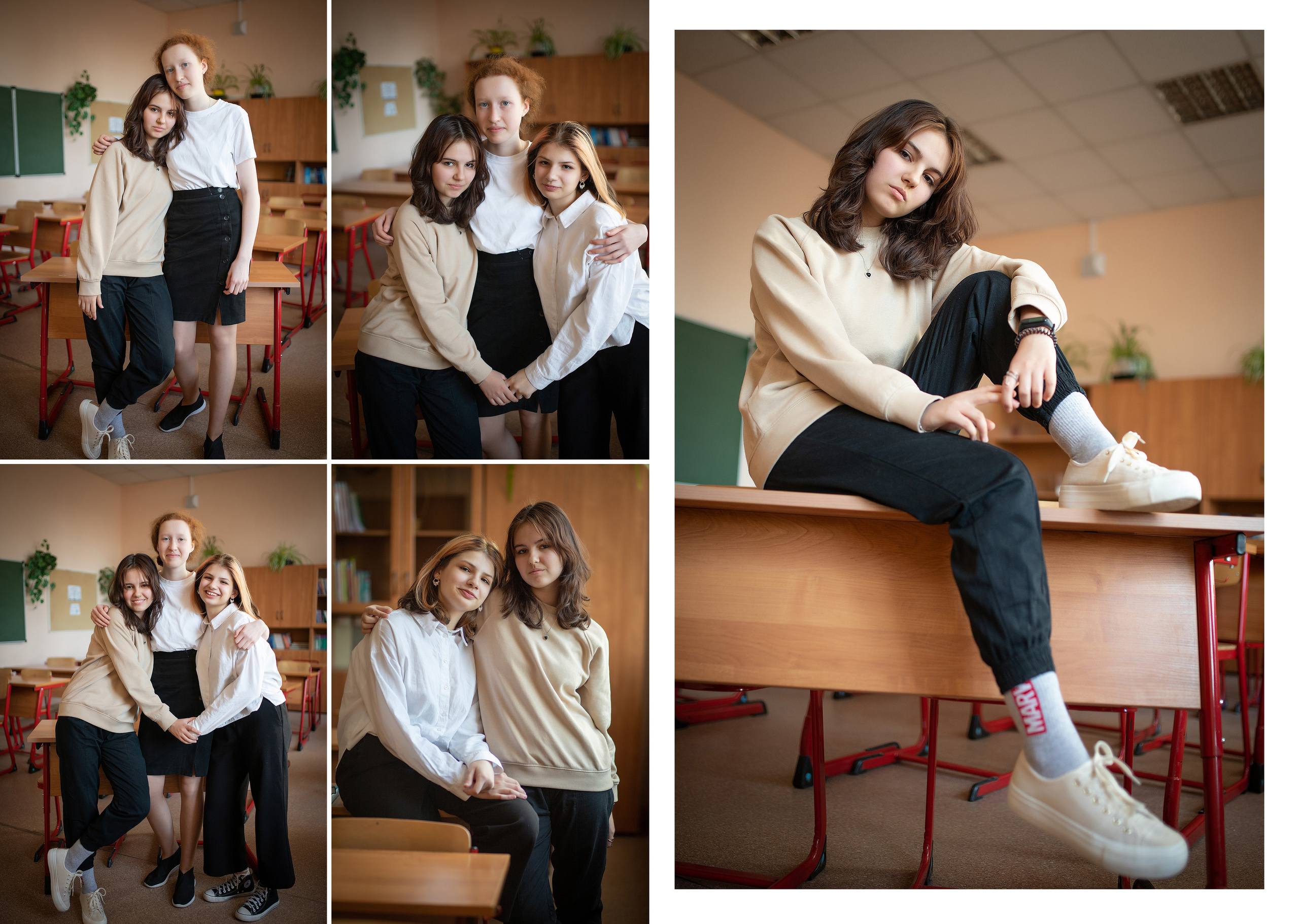 9В школа 1679. Выпускные альбомы для школ и детских садов — фотокниги и виньетки