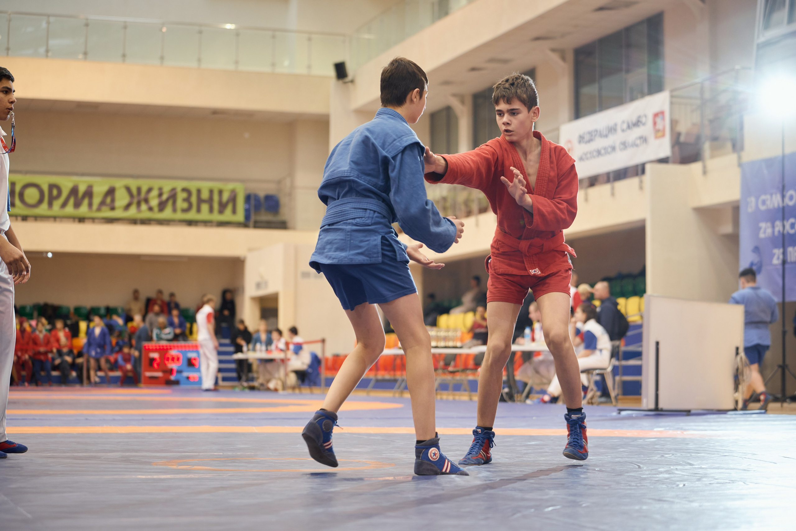 Чемпионат по самбо в Мытищах среди юношей — 2025 год