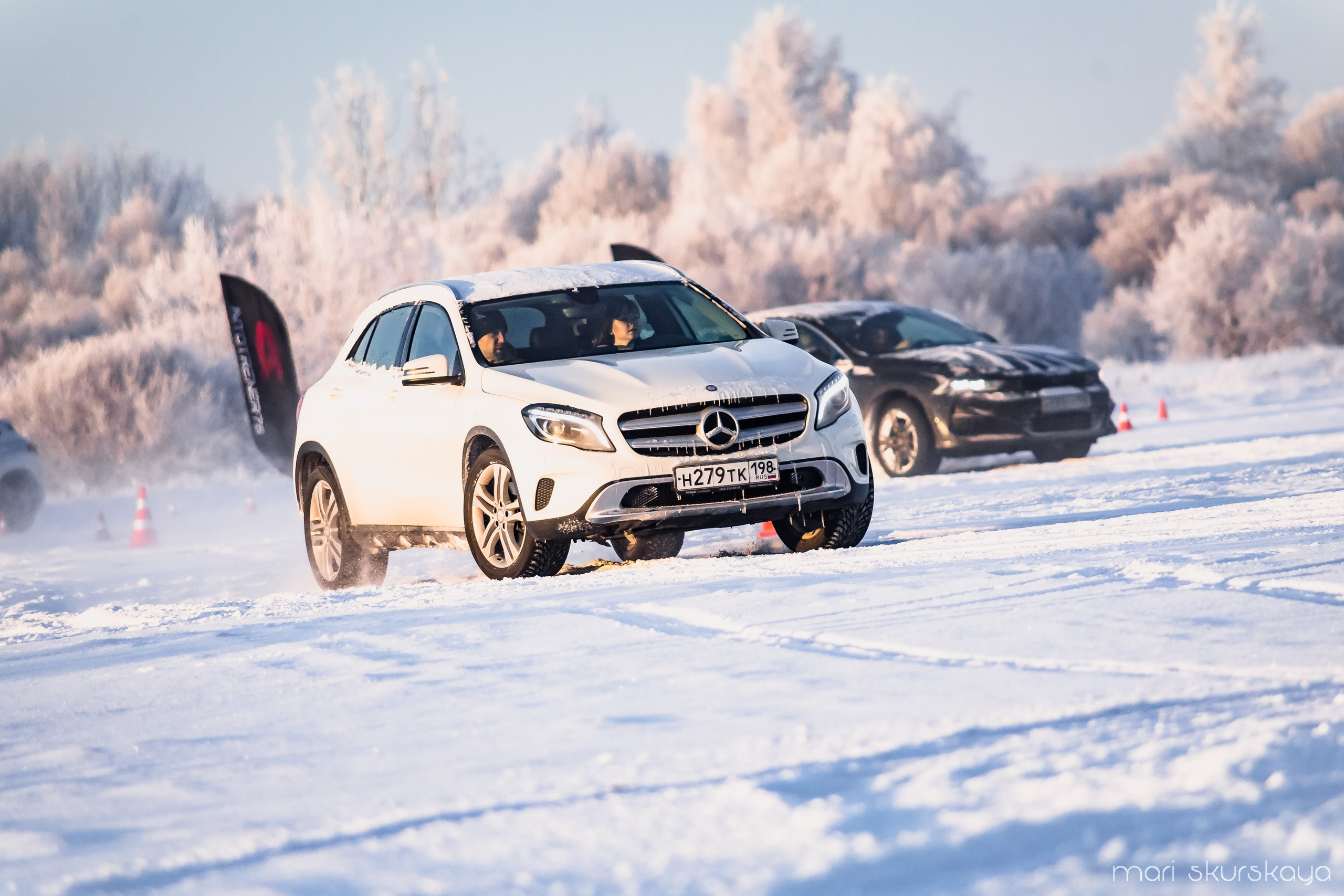 Контраварийная практика вождения автомобиля. Мотофотограф в Санкт-Петербурге Мария Скурская