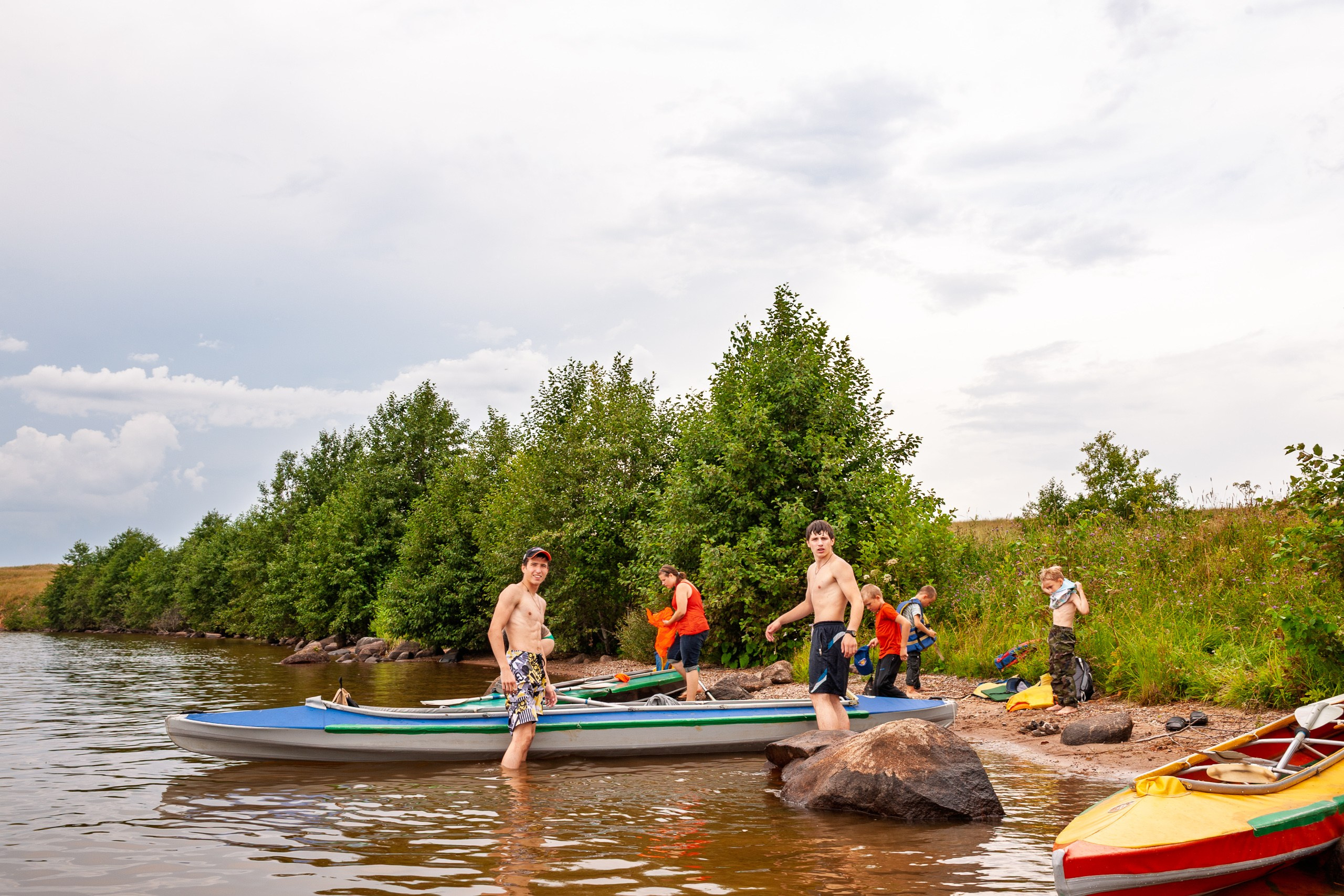 Летние тренировочные боры Школы Боевых Искусств «МОН», Валдай 2011 г. Валдайская кругосветка, байдарки