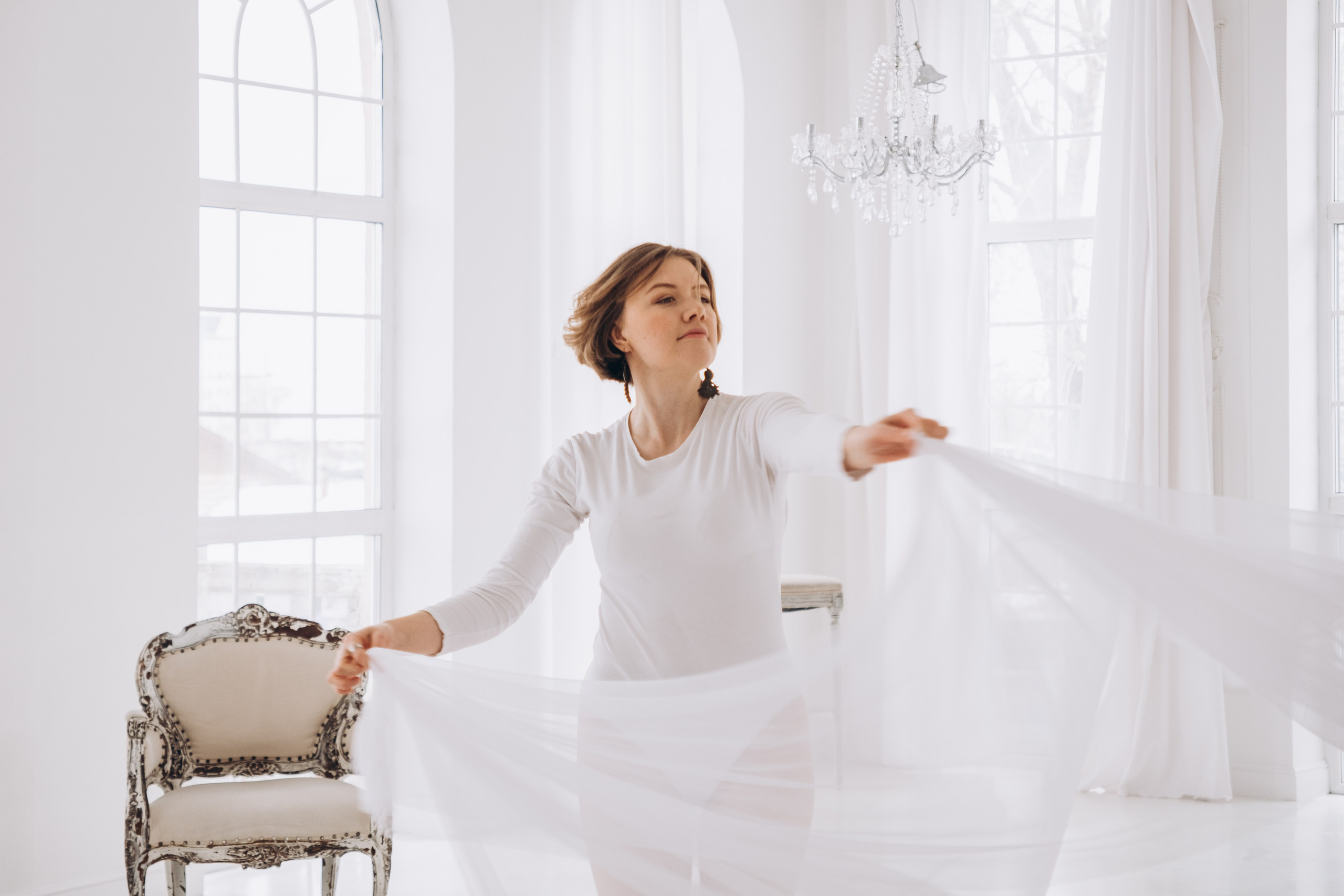 Воздушная с тканями. Фотограф в Иркутске Анна Мирошникова