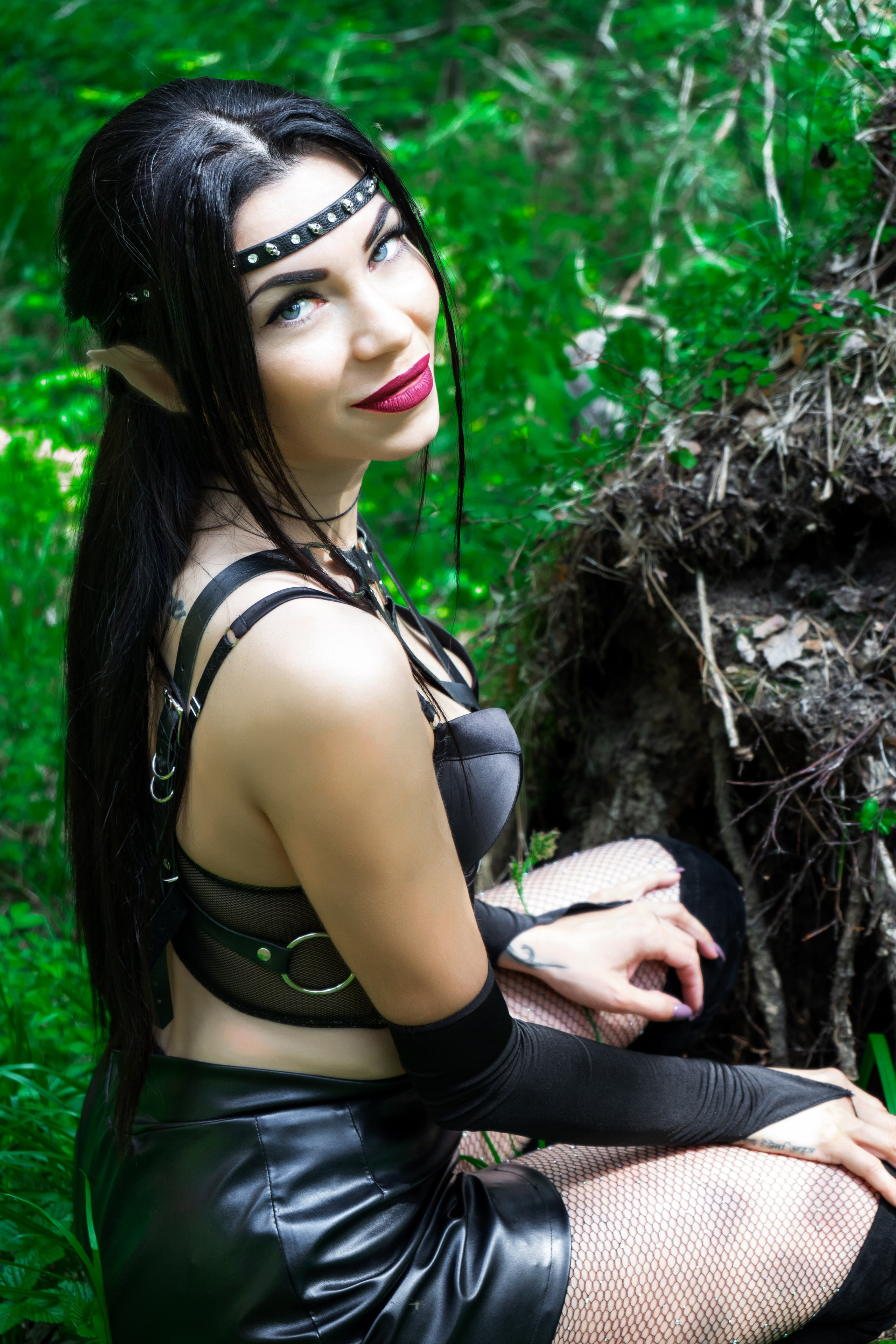 Портретная фотосессия на мотоцикле. Фотограф Екатеринбург Кокшарова Александра