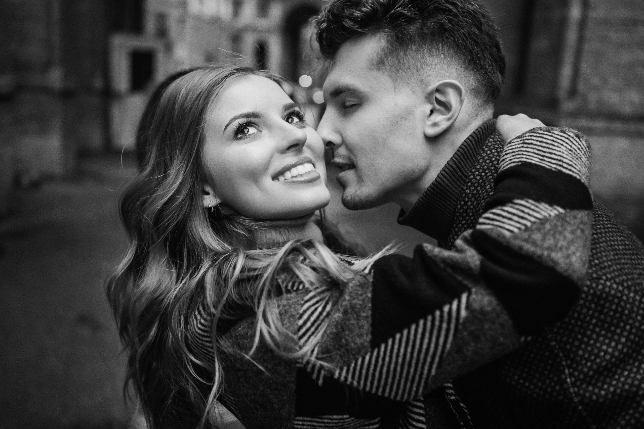 Настя и Игорь. Вечерний центр. Свадебный фотограф в Санкт-Петербурге София Шубик