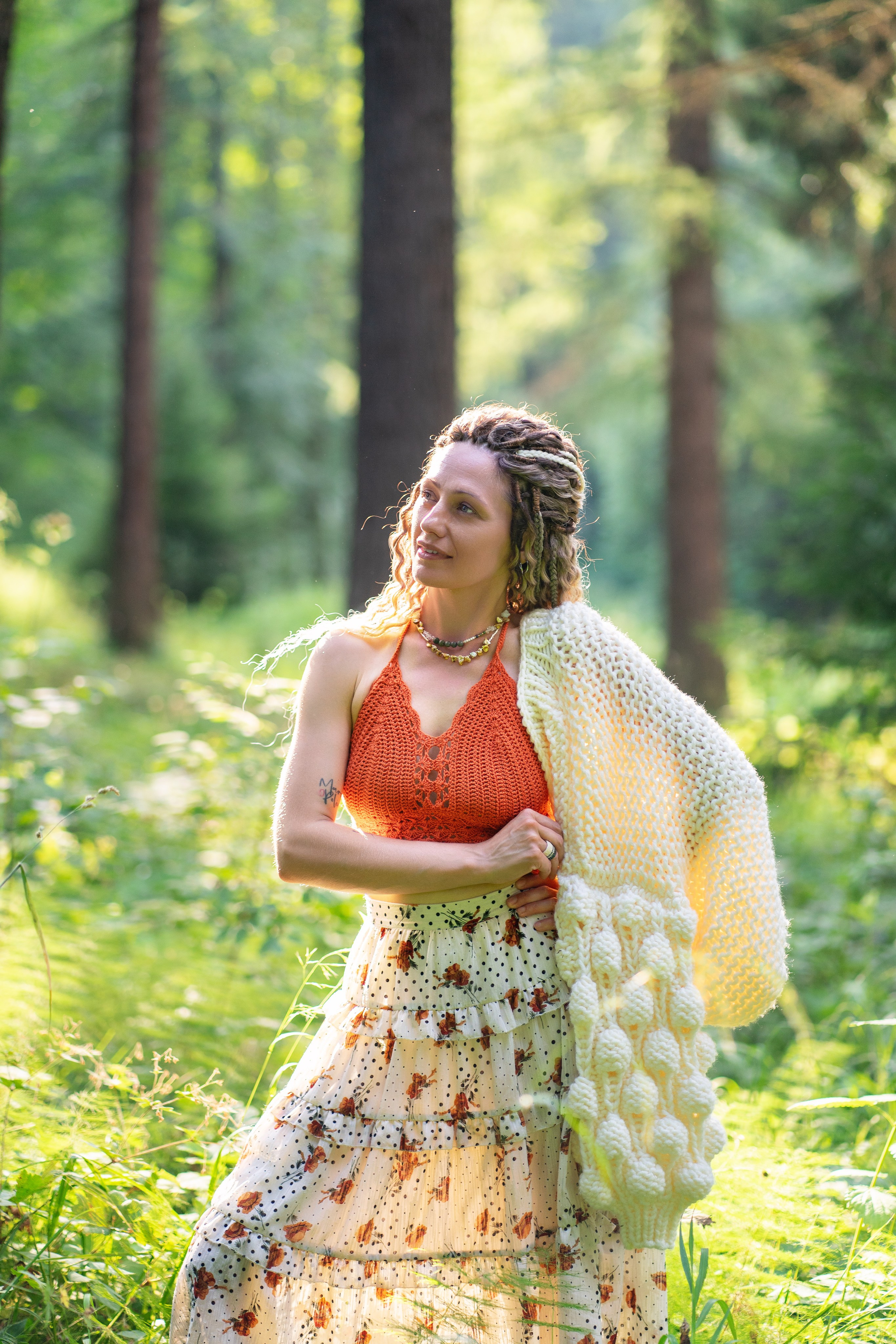 Анна —лесная нимфа. Фотограф Светлана Белоусова