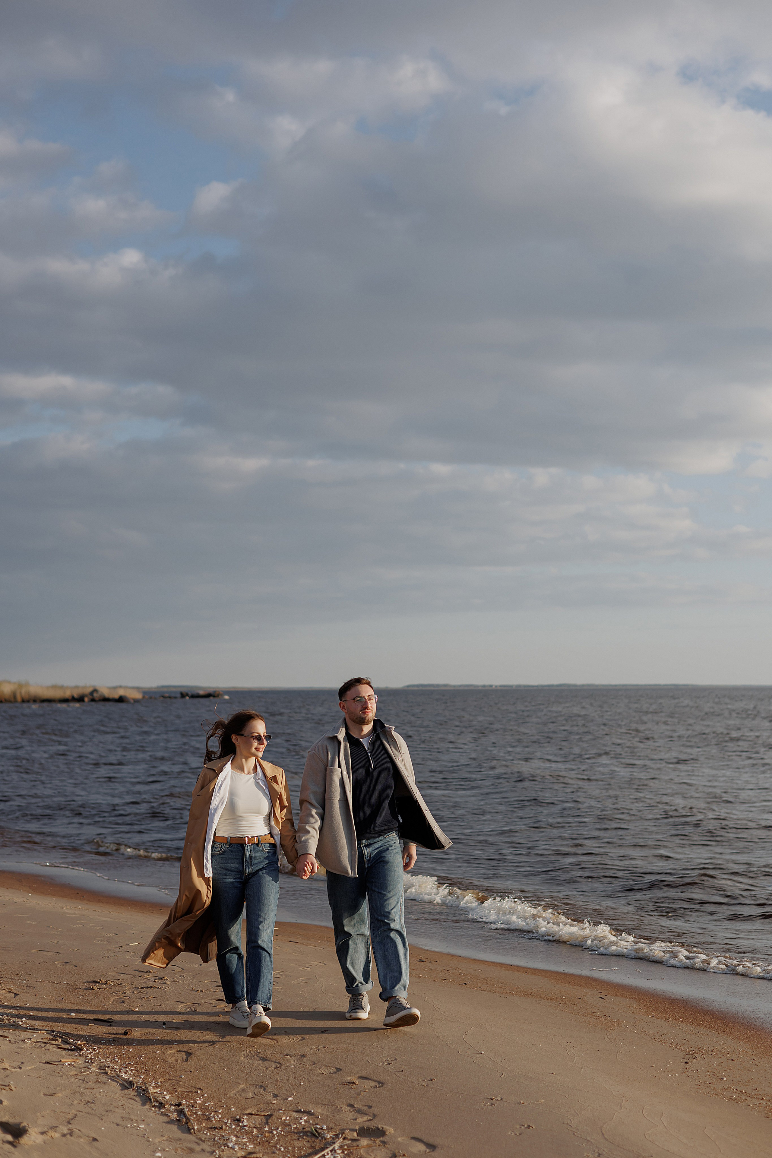 Ирина и Герман на Чудском. Свадебный фотограф в Пскове и Санкт-Петербурге | Анна Голикова