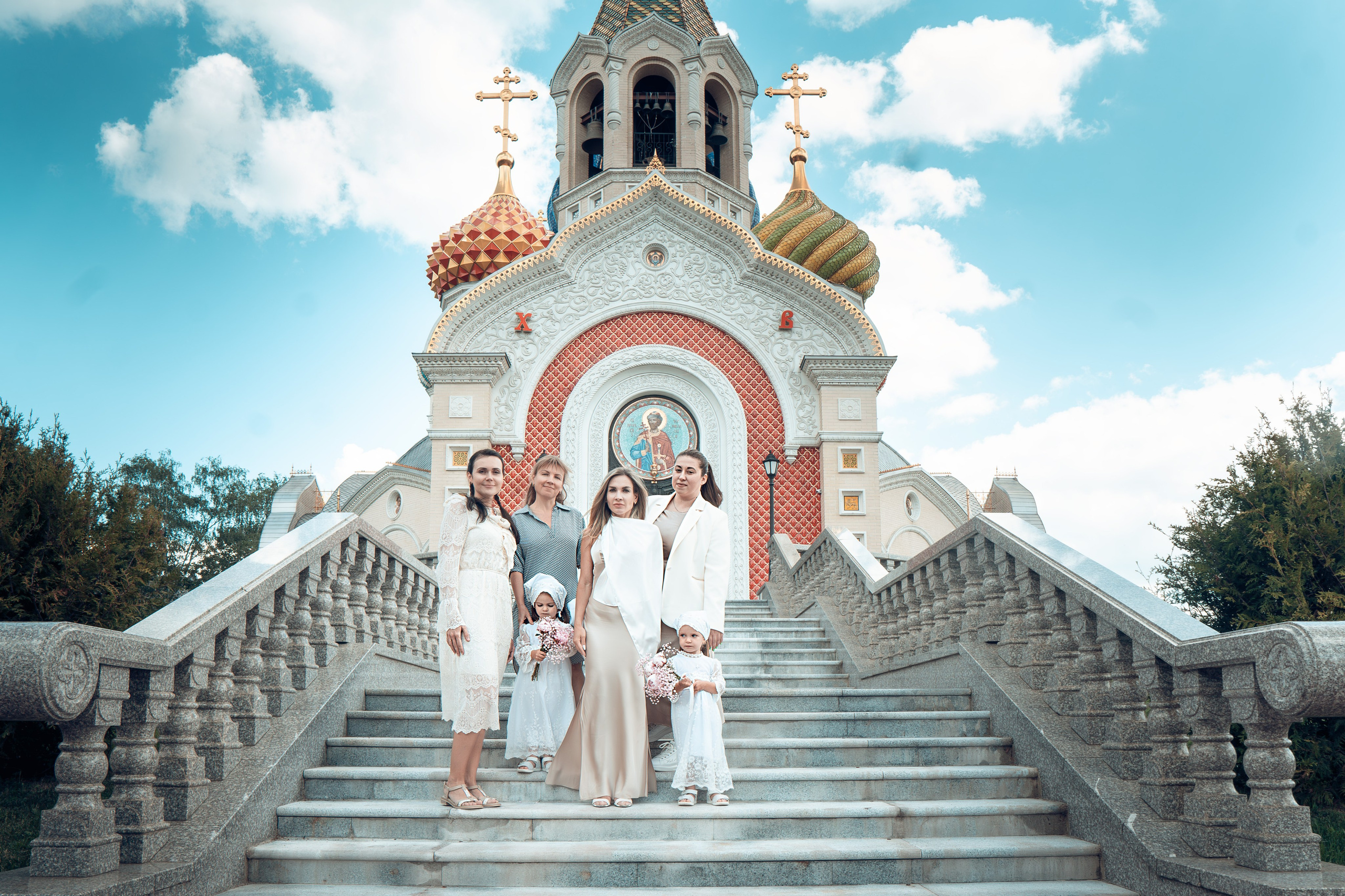 Таинство Крещения Евы и Софии