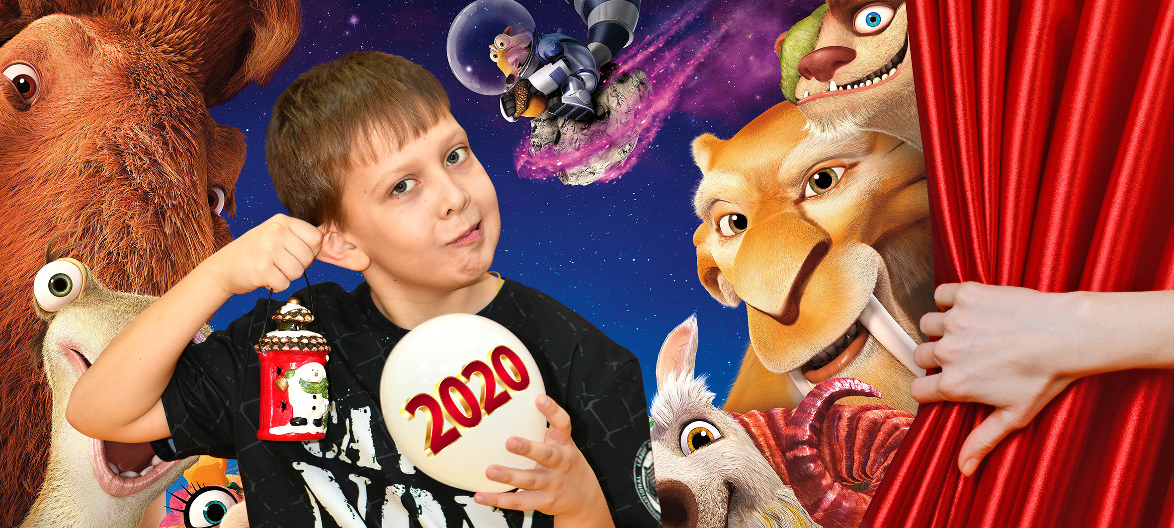 Новогодние фотоколлажи. Свадебный и портретный фотограф в Москве Галина Борисова