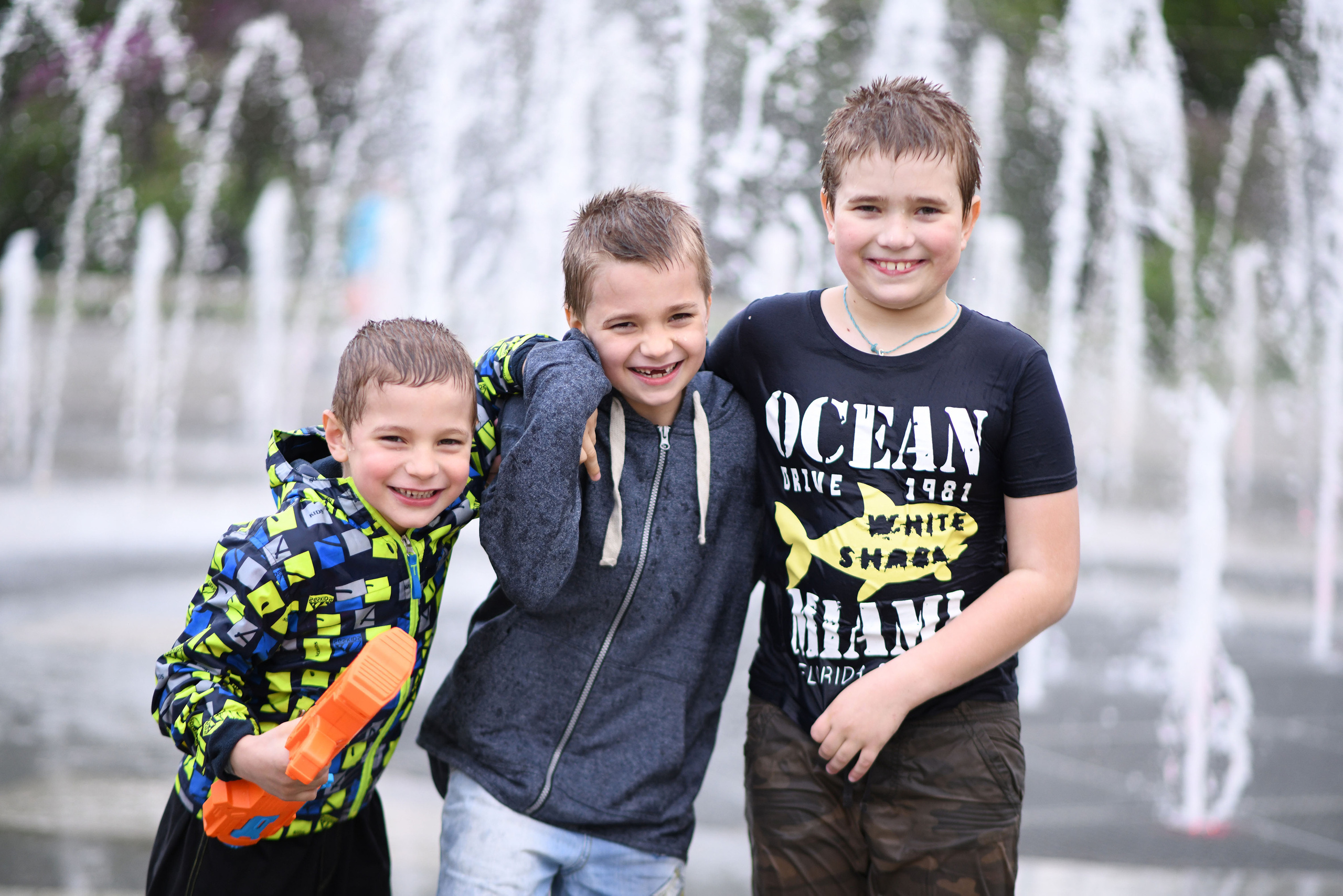 Дети и фонтан. Съёмка Крещения и Венчания в Москве Галина Борисова