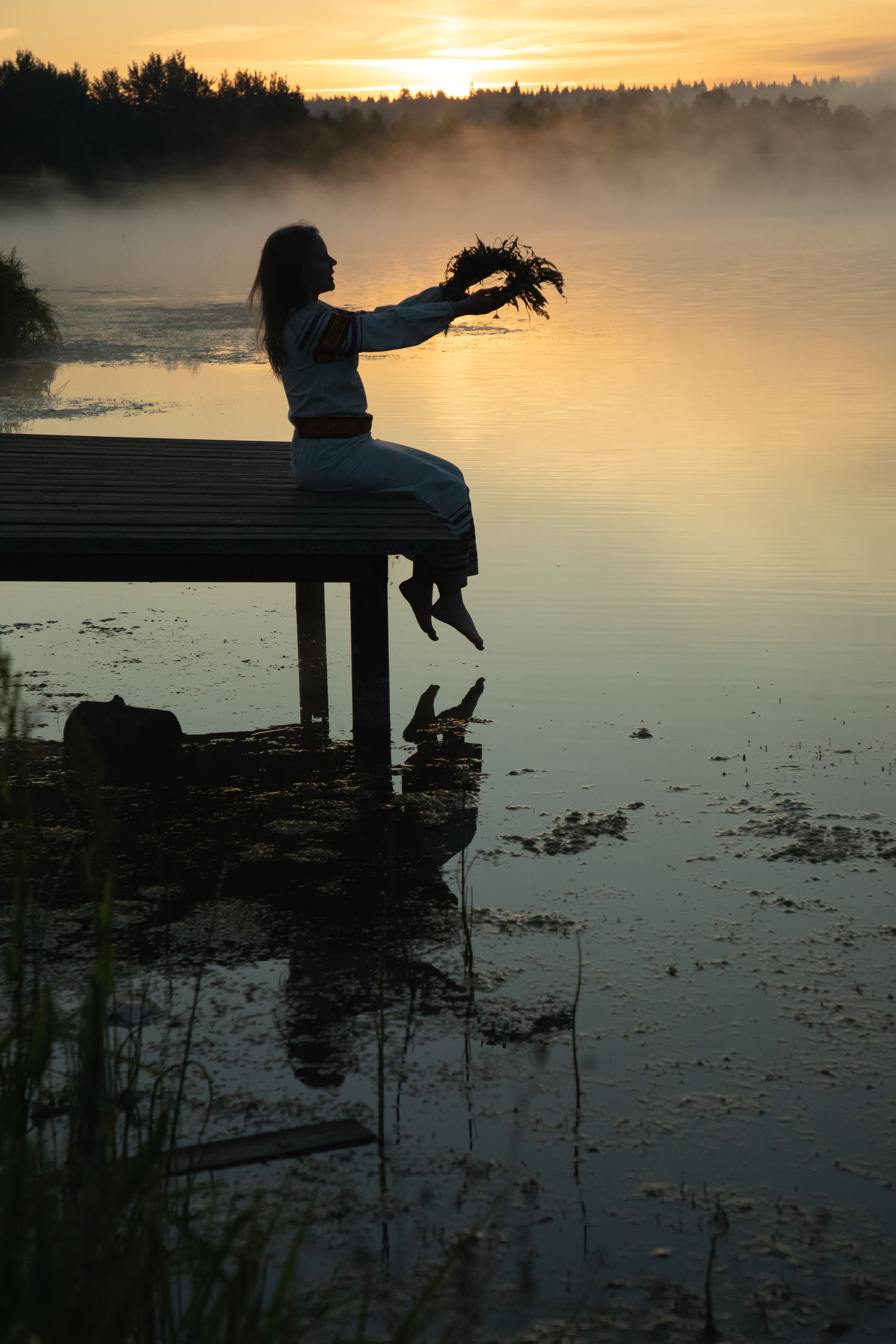 Купальская история на рассвете. Юлия Башкатова, сказочный фотограф, Москва