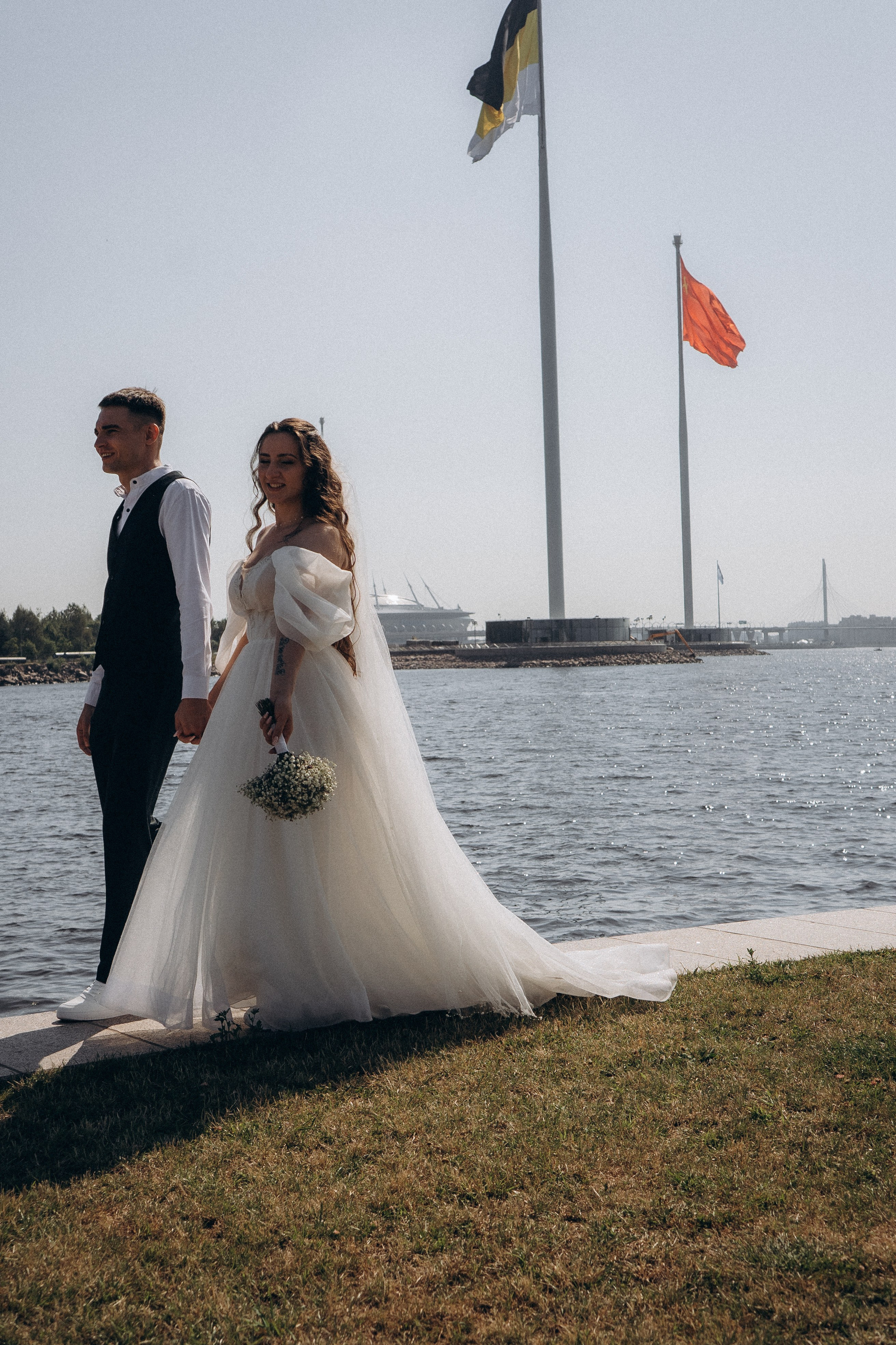 СВАДЕБНАЯ СЬЕМК В ПАРКЕ 300-ЛЕТИЯ. Профессиональный фотограф, Санкт-Петербург — Виктория Богомолова