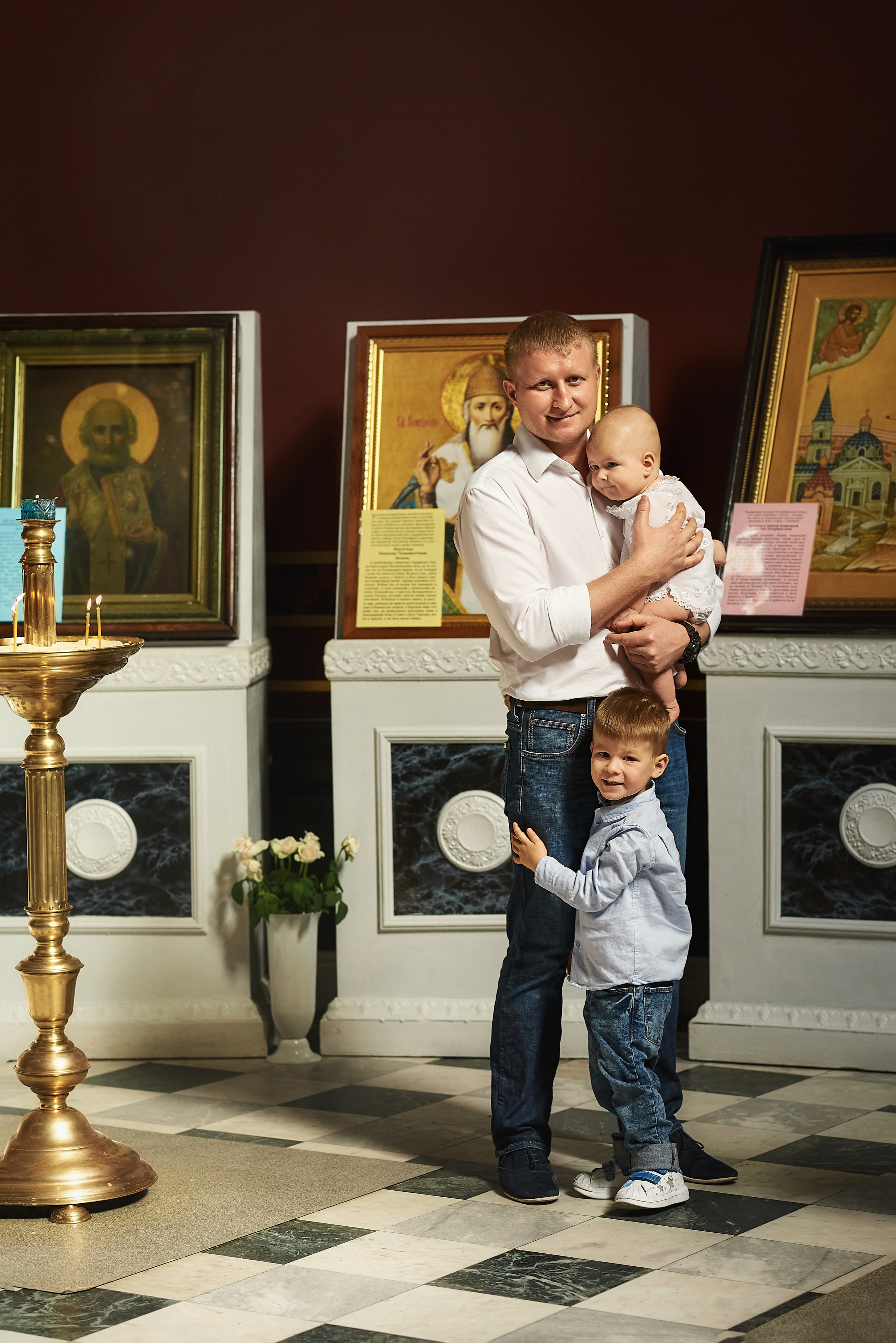 Двойное крещение в Новочеркасском соборе. Семейный фотограф в Ростове-на-Дону Татьяна Литвинова