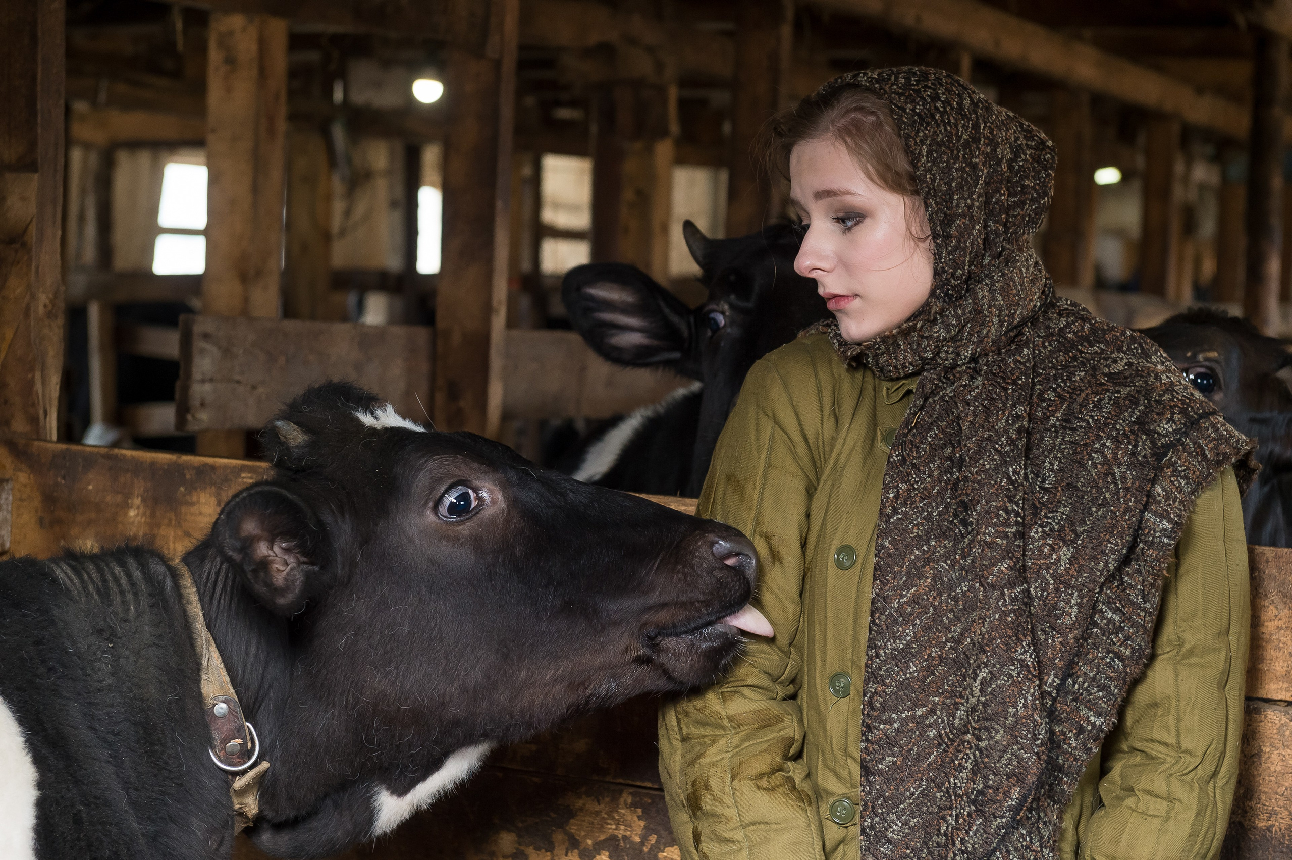 Jana Nedzvetskaya. Показ в коровнике. 2016. Дима Бабушкин. Фотограф. Подиум. Репортаж. Творчество. Дорого