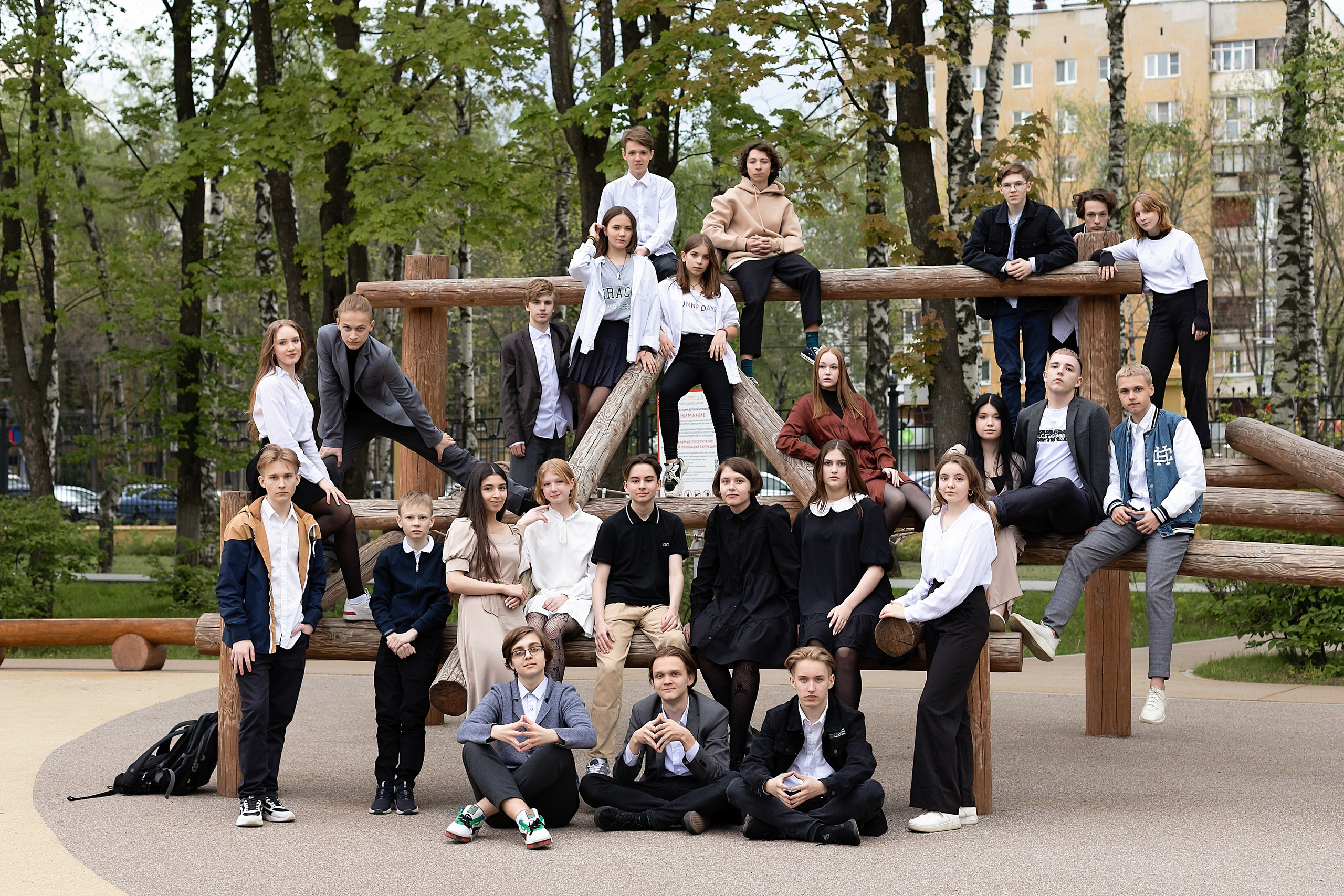 Съёмка в парке. Выпускные альбомы «Эврика» в Нижнем Новгороде